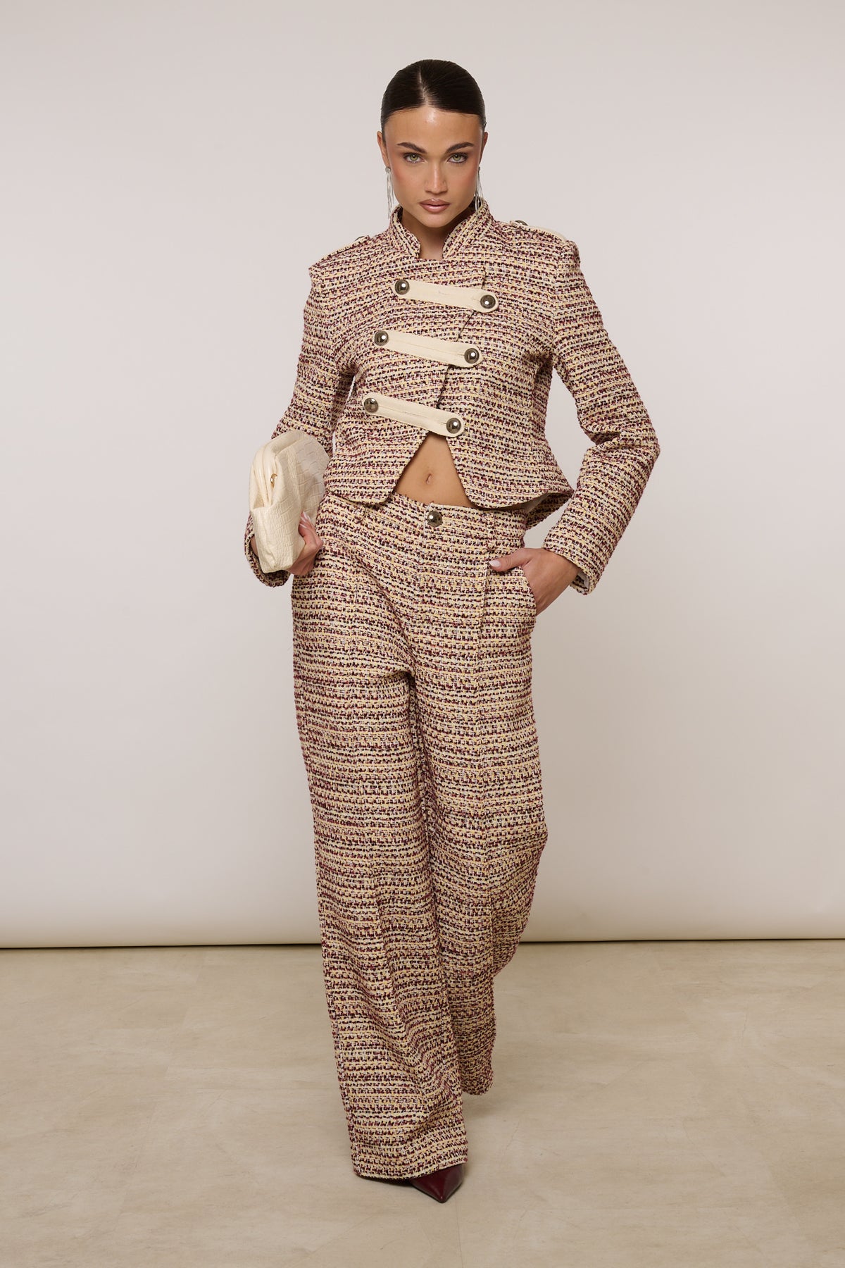 Pantalone ‘TWEED’ By Lumina Panna