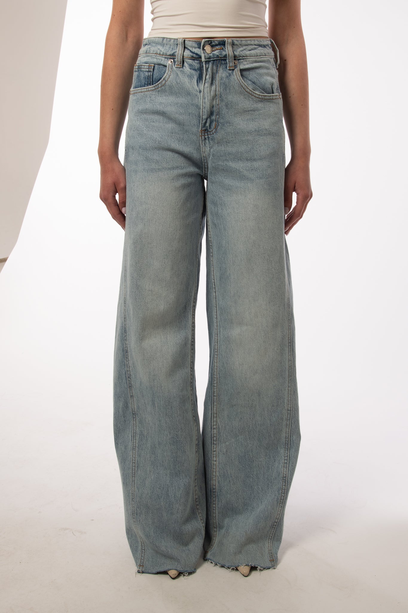 Jeans ‘TAGLIO VIVO’ Denim Medio
