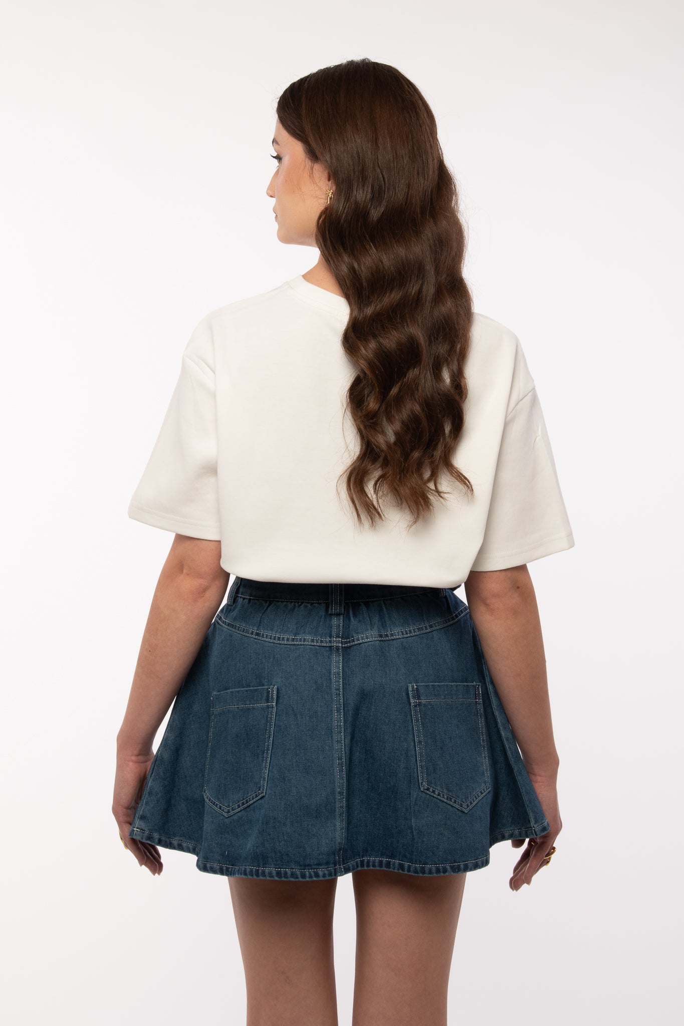 T-shirt ‘90%COTONE’ Bianca