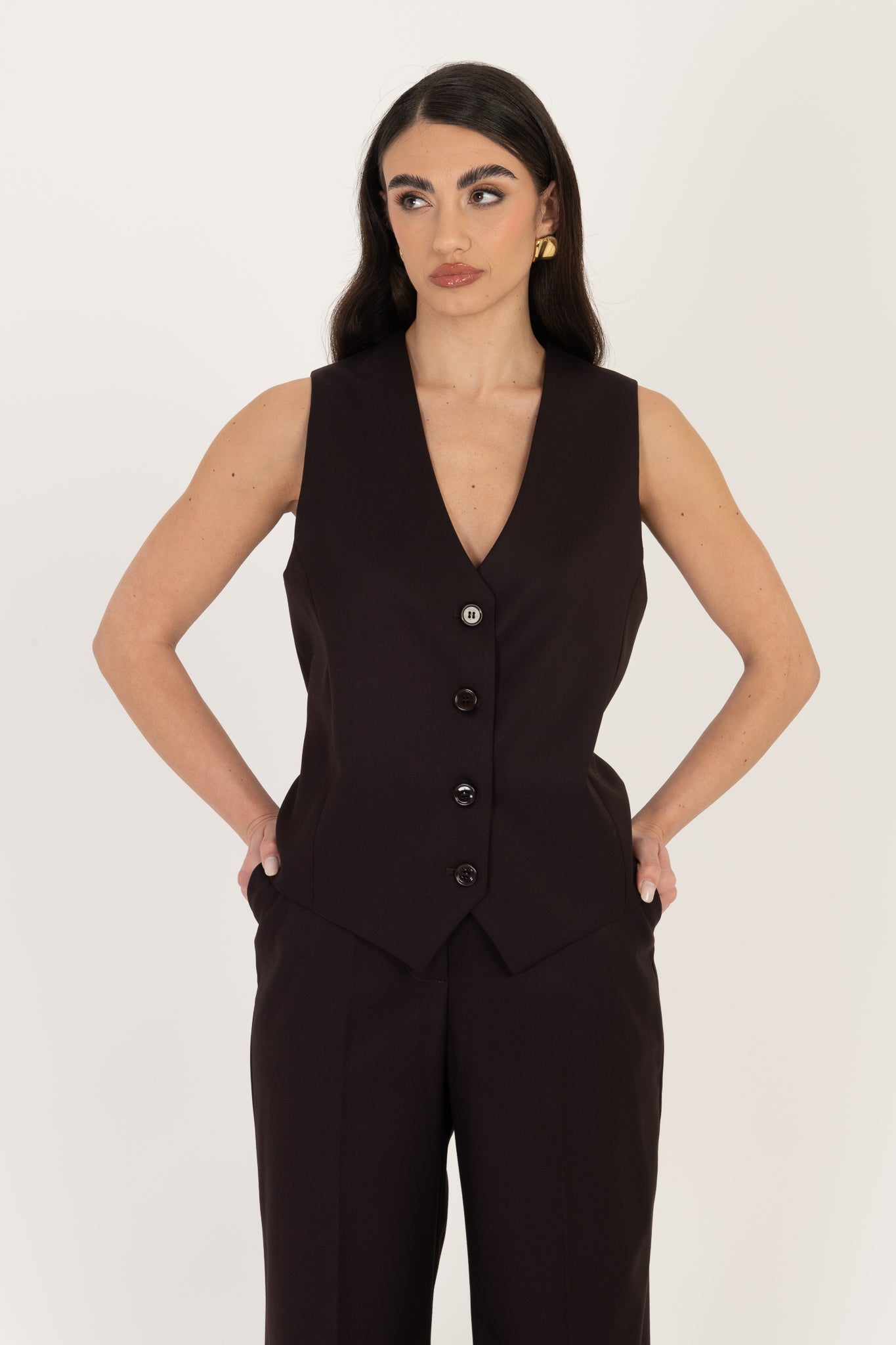 Gilet ‘ICONIC 3&33’ Cacao Scuro