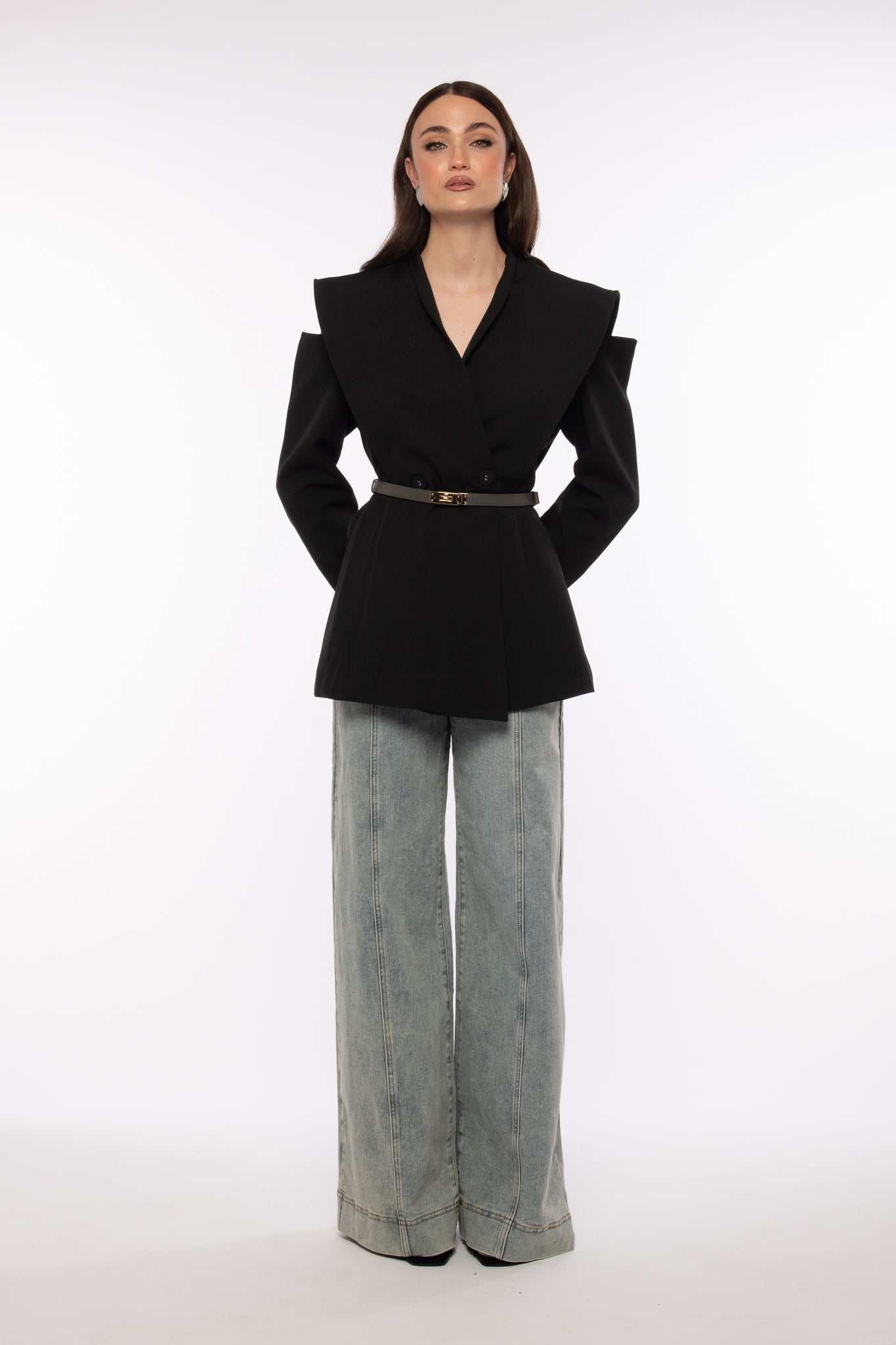 Blazer ‘APERTURE LATERALI’ Nero