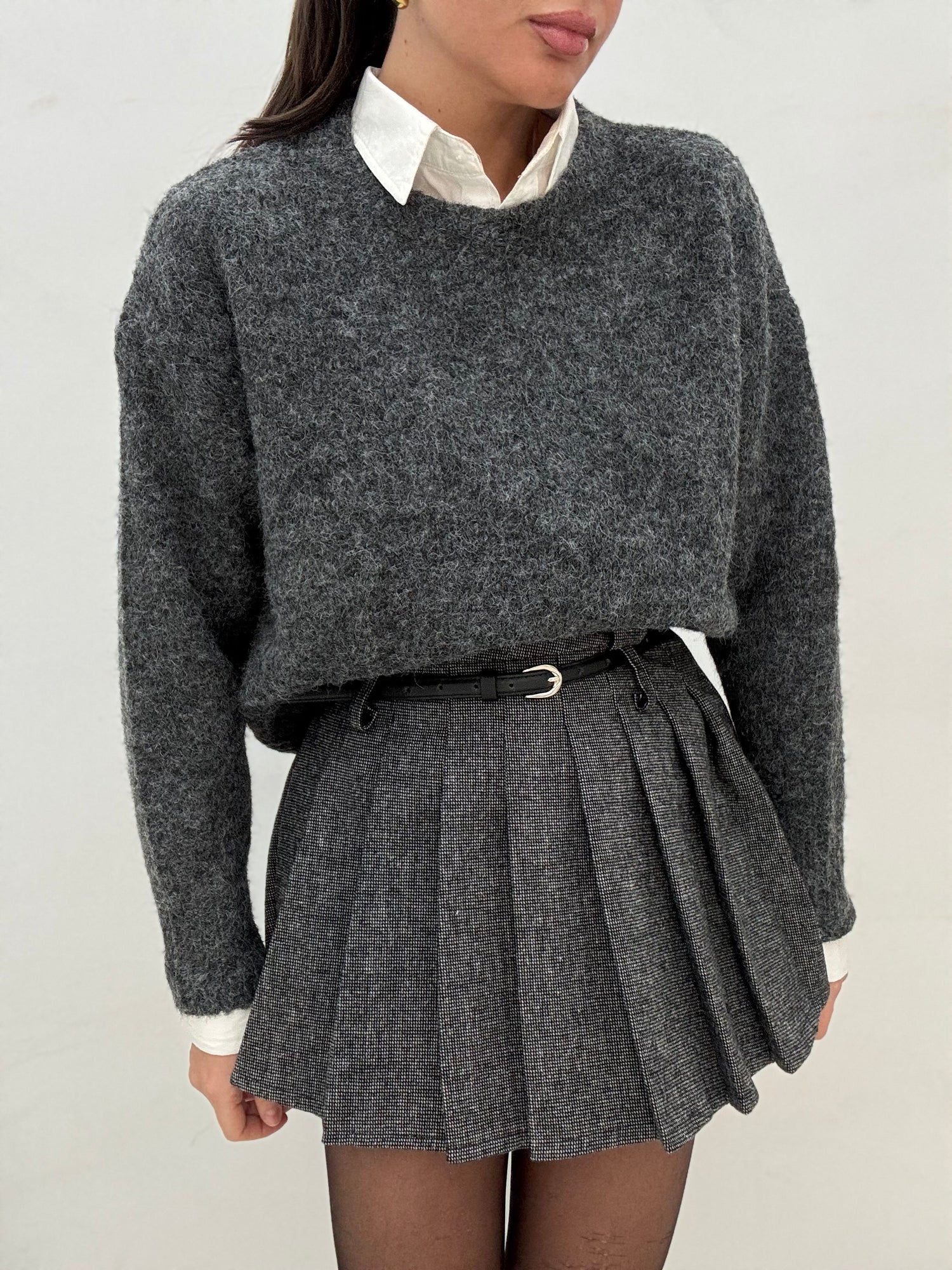 Gonna/Pantaloncino ‘SPIGATA’ Grigia