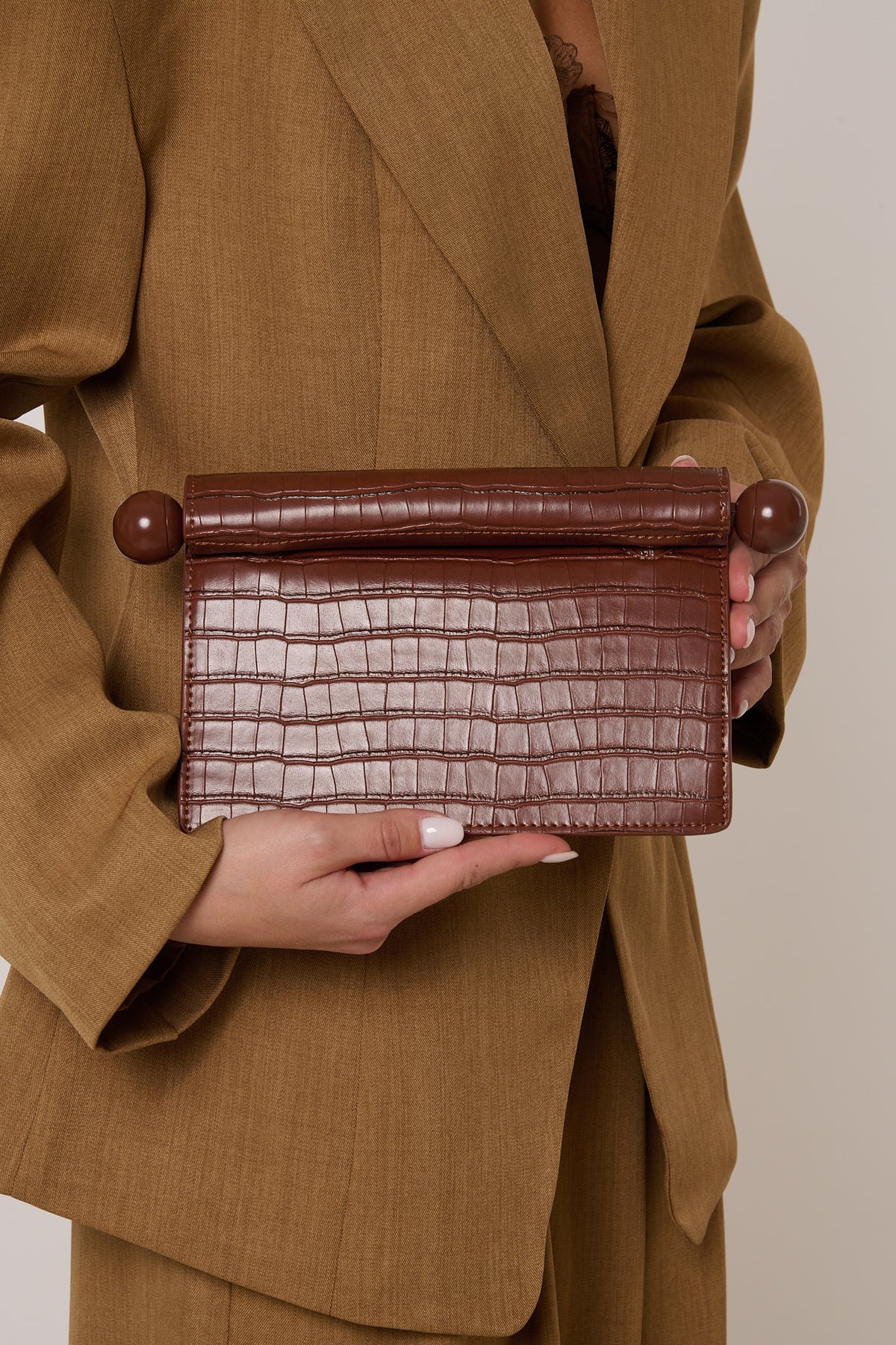 Pochette ‘PERGAMENA’ Cocco Cuoio