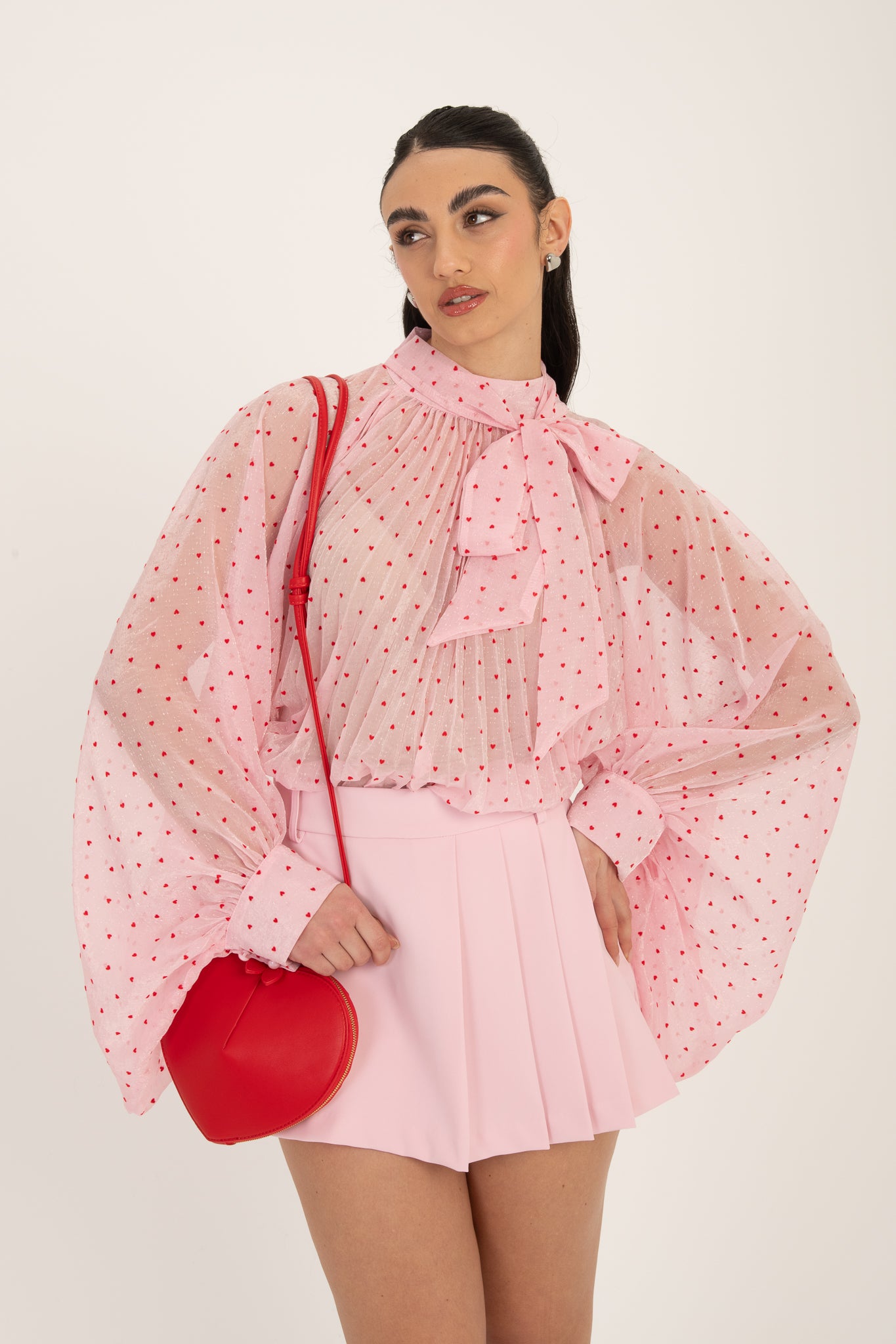 Gonna/Pantaloncino ‘PLISSETTATA’ Rosa