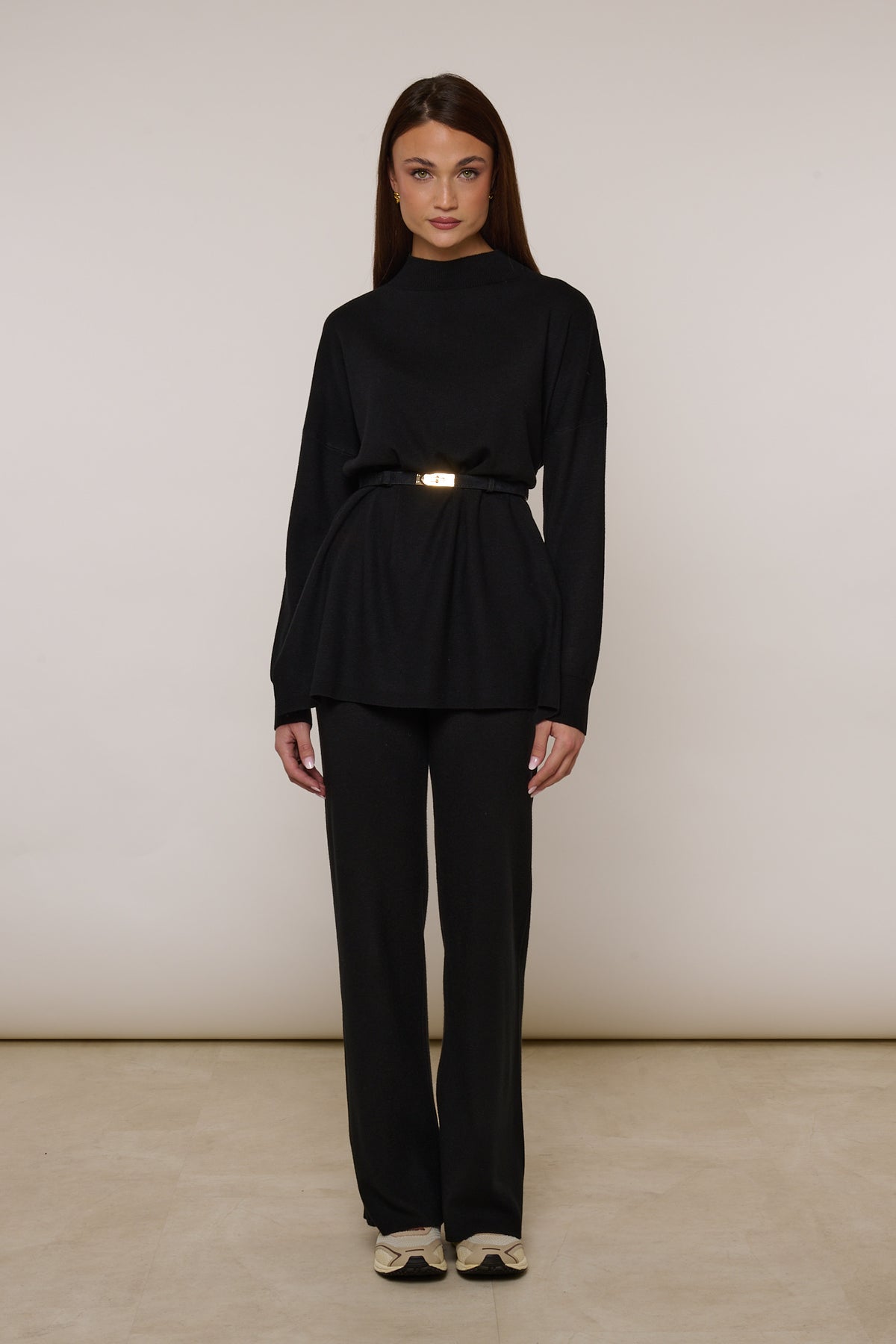 Coordinato ‘LANA RASATA’ Nero
