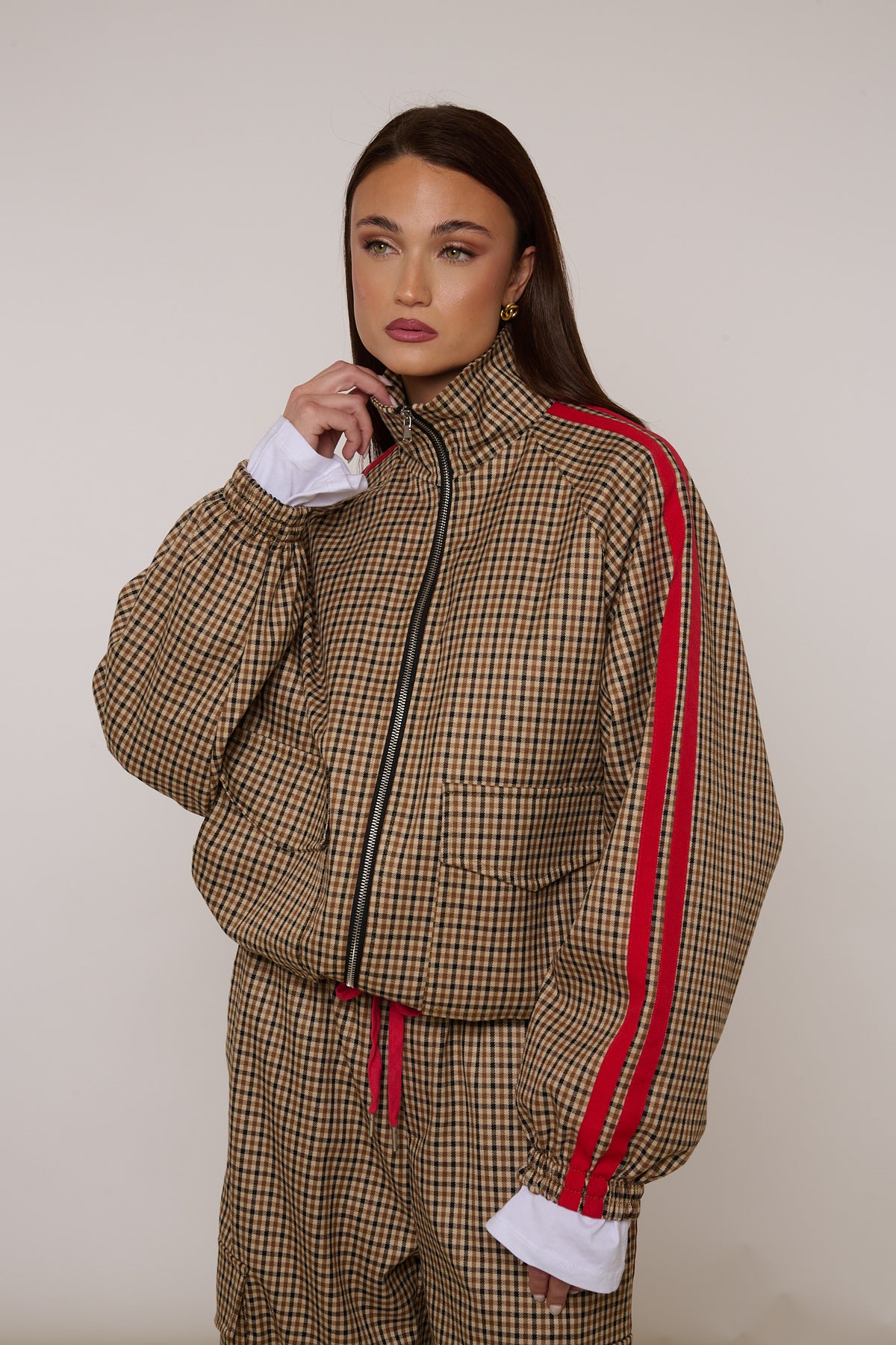Bomber ‘QUADRETTI’ By Lumina
