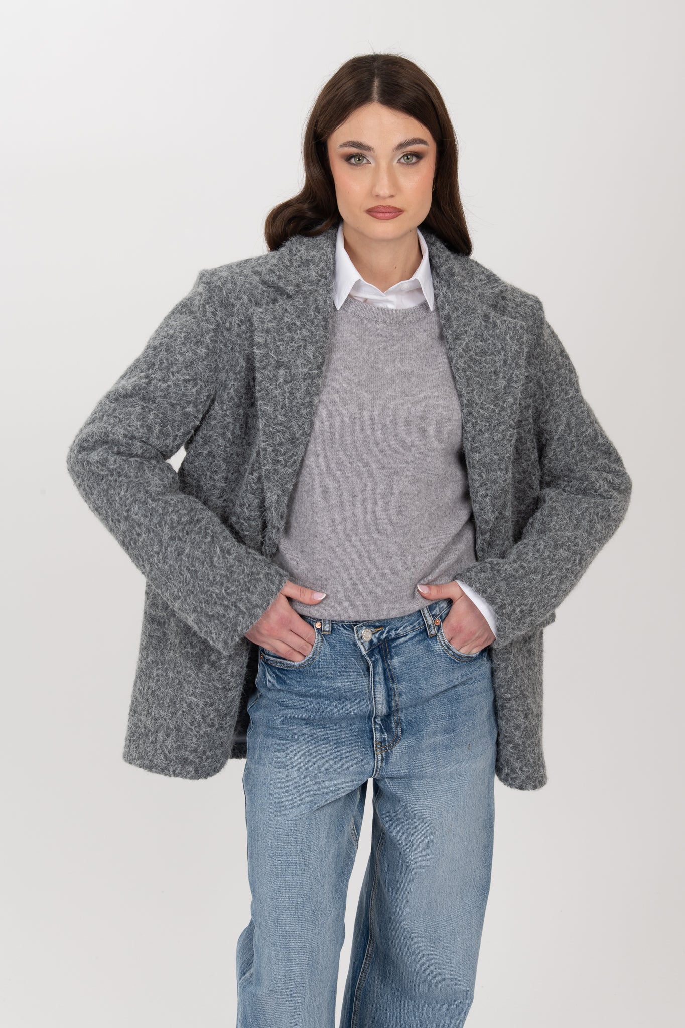 Giacca/Cappotto Grigio