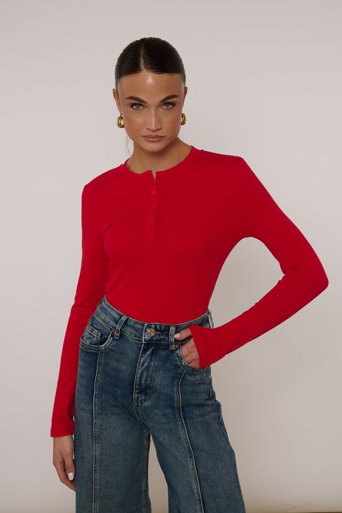 Maglia ‘BOTTONCINI’ By Lumina rossa