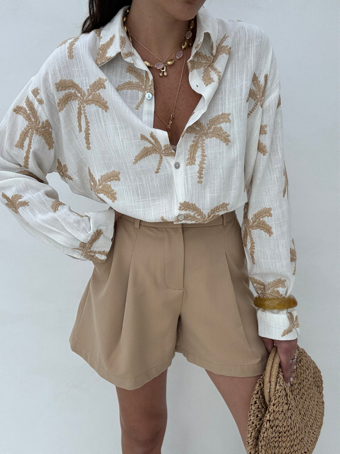 Camicia ‘LAS PALMAS’ Bianca