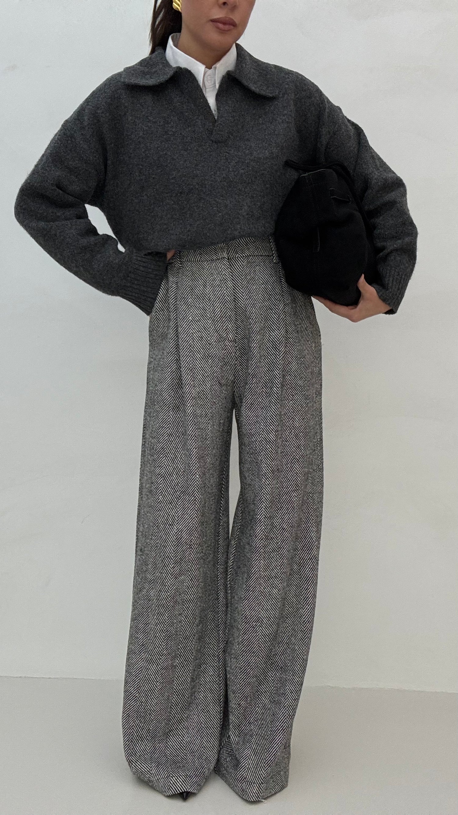 Pantalone ‘SPIGATO’ By Lumina NERO