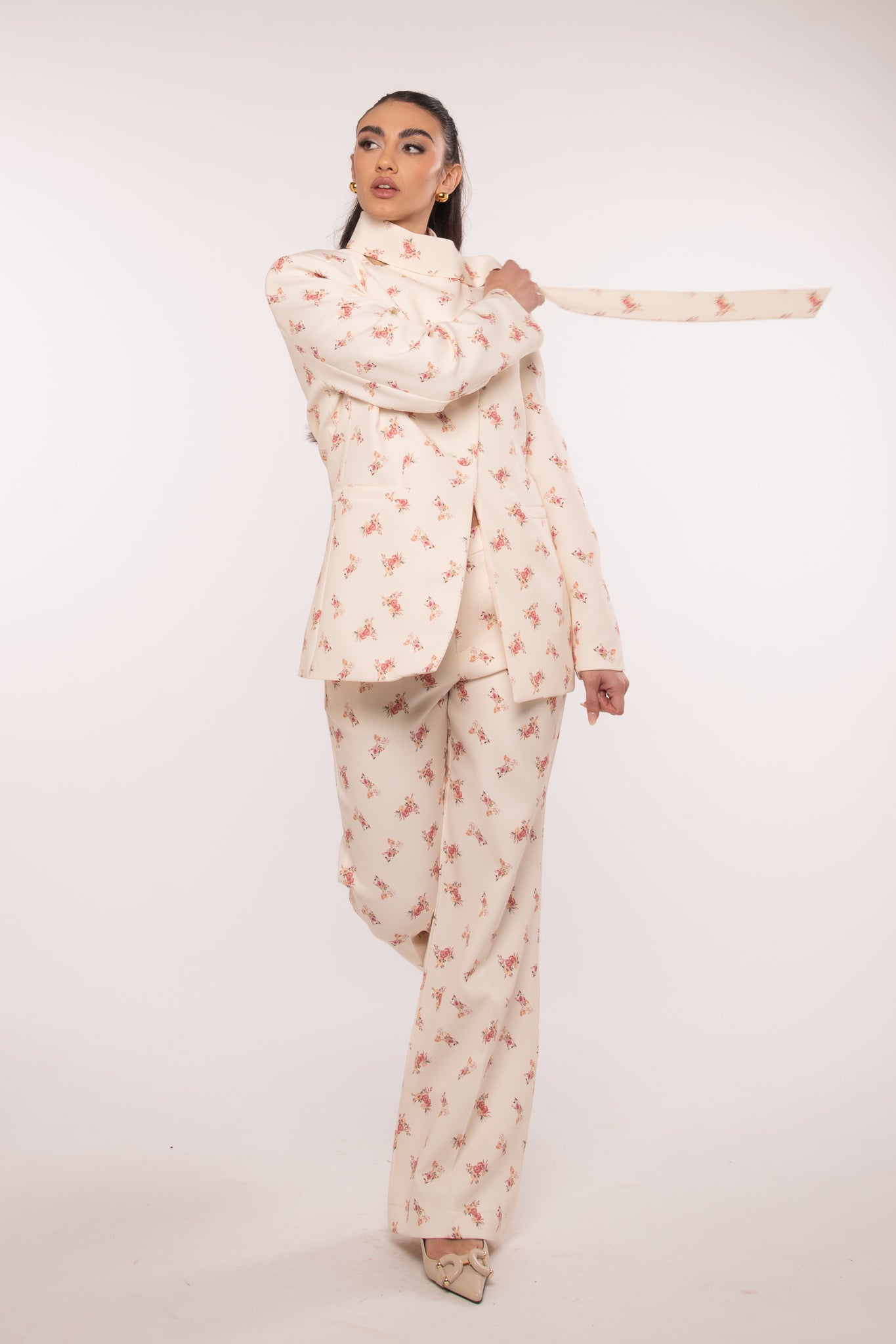 Pantalone ‘FIORI’ By Lumina Panna