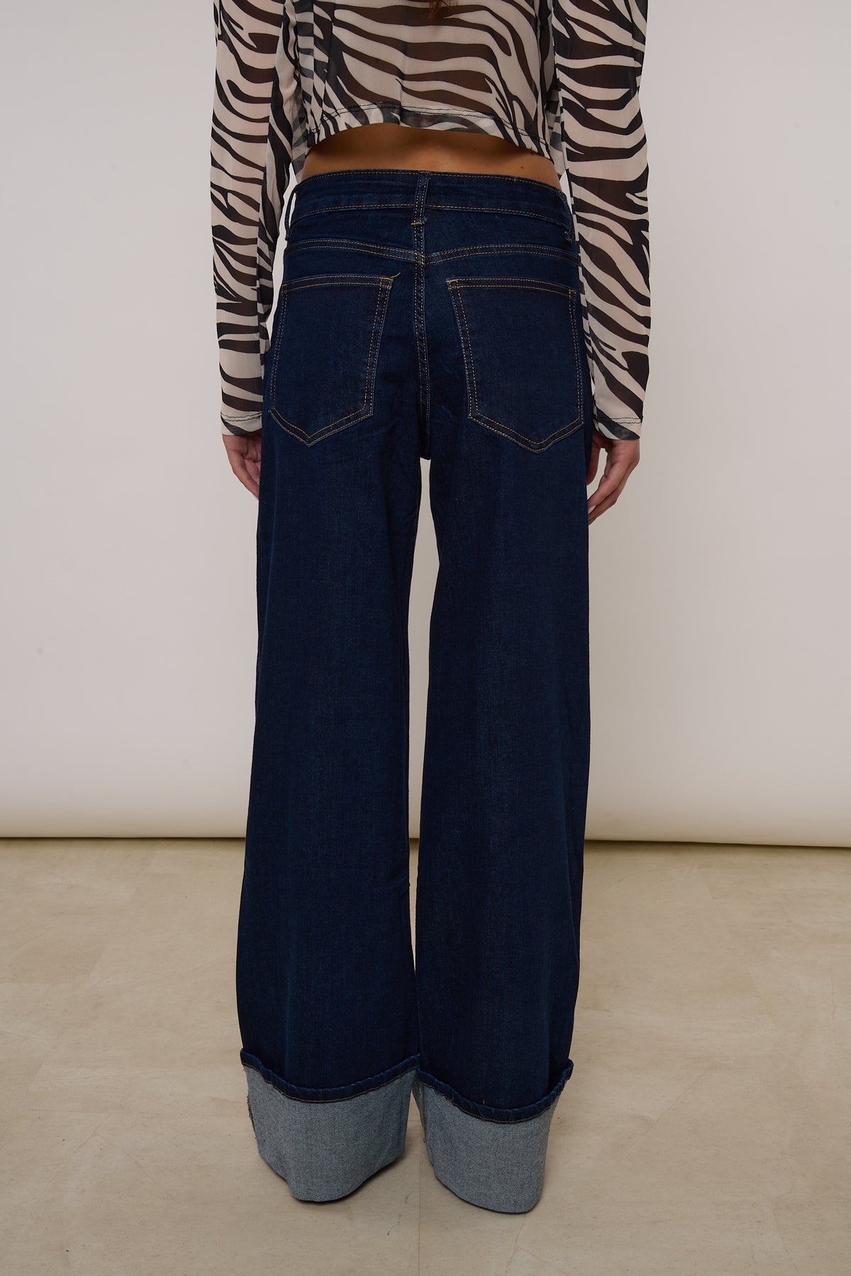 Jeans ‘PIEGONE’ Denim Scuro