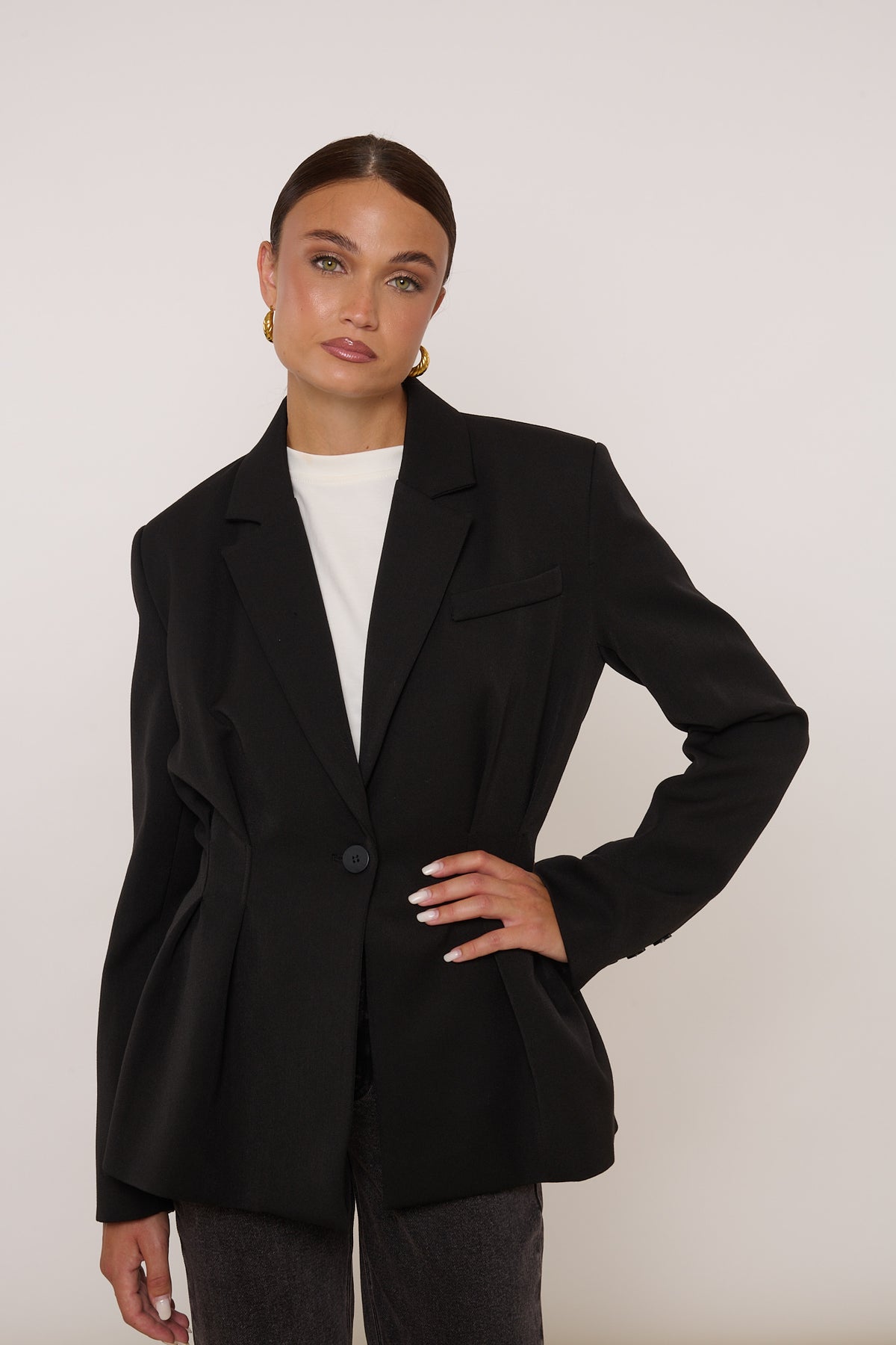 Blazer ‘AVVITATO’ By Lumina Nero