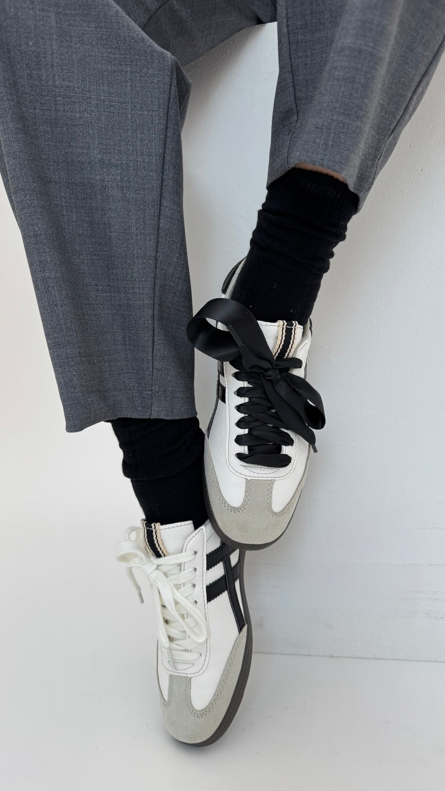 Sneaker ‘CORINA’ Bianca e Nera