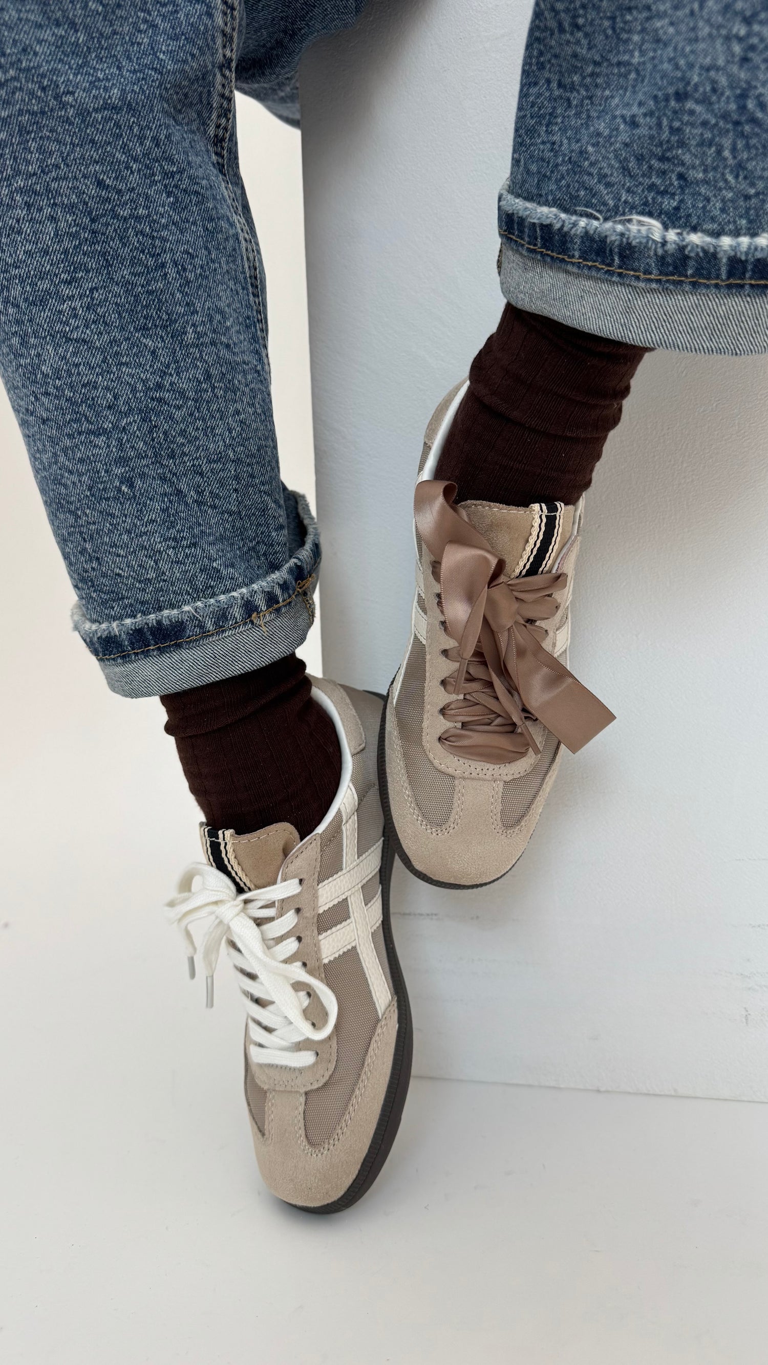 Sneaker ‘ROBY’ Beige e Panna