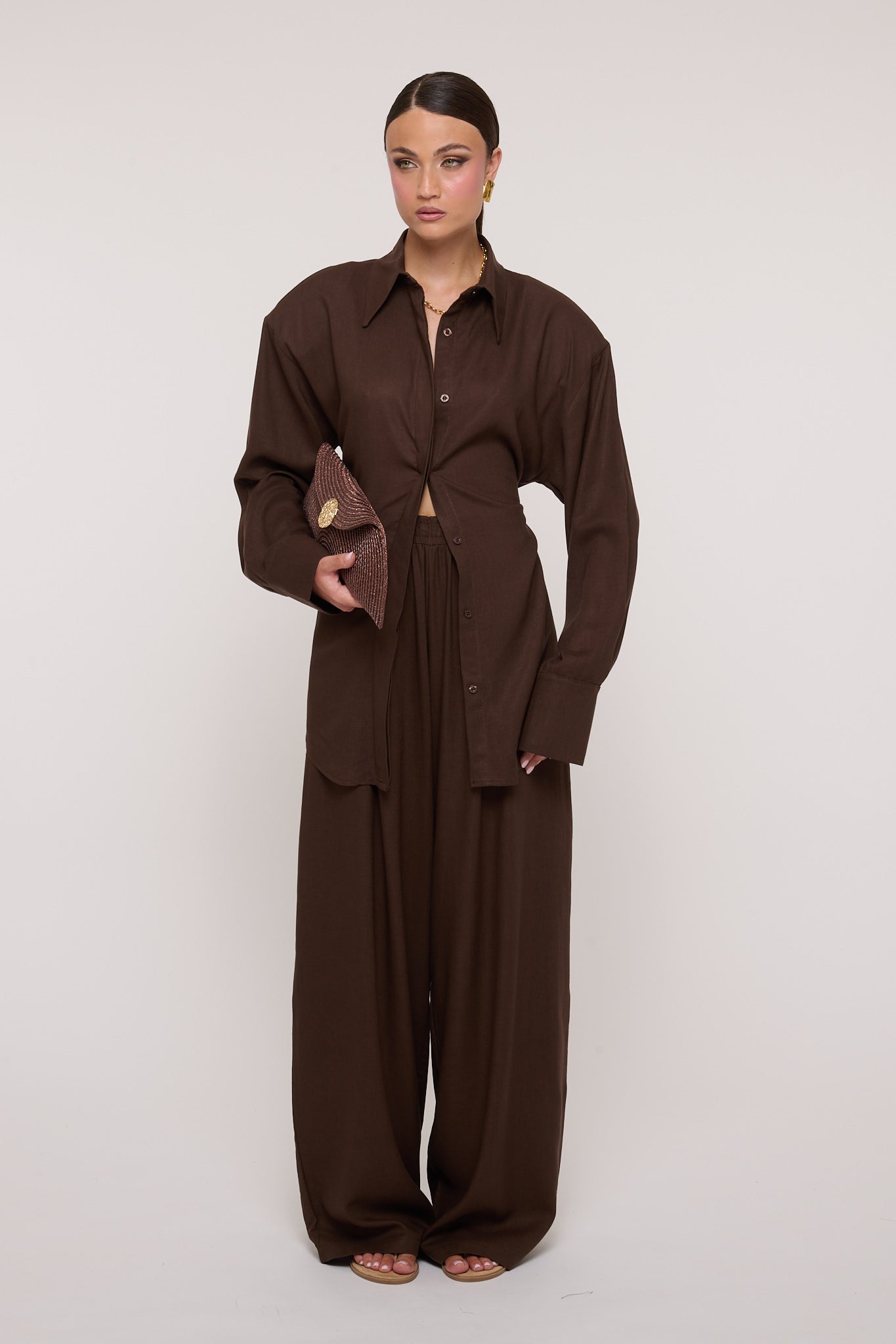 Coordinato ‘30% LINO’ Cacao