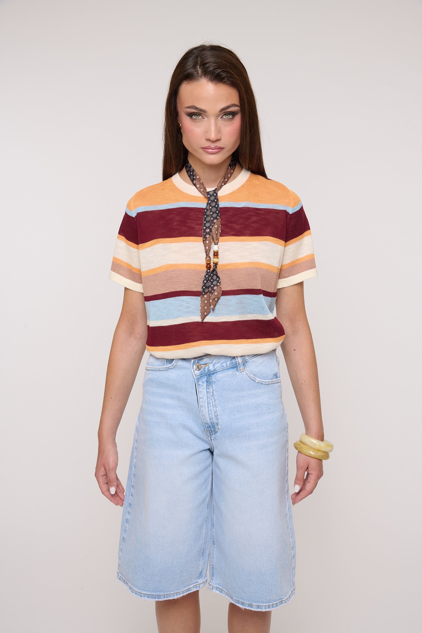 Maglia ‘IN FILO’ Multicolor+Foulard