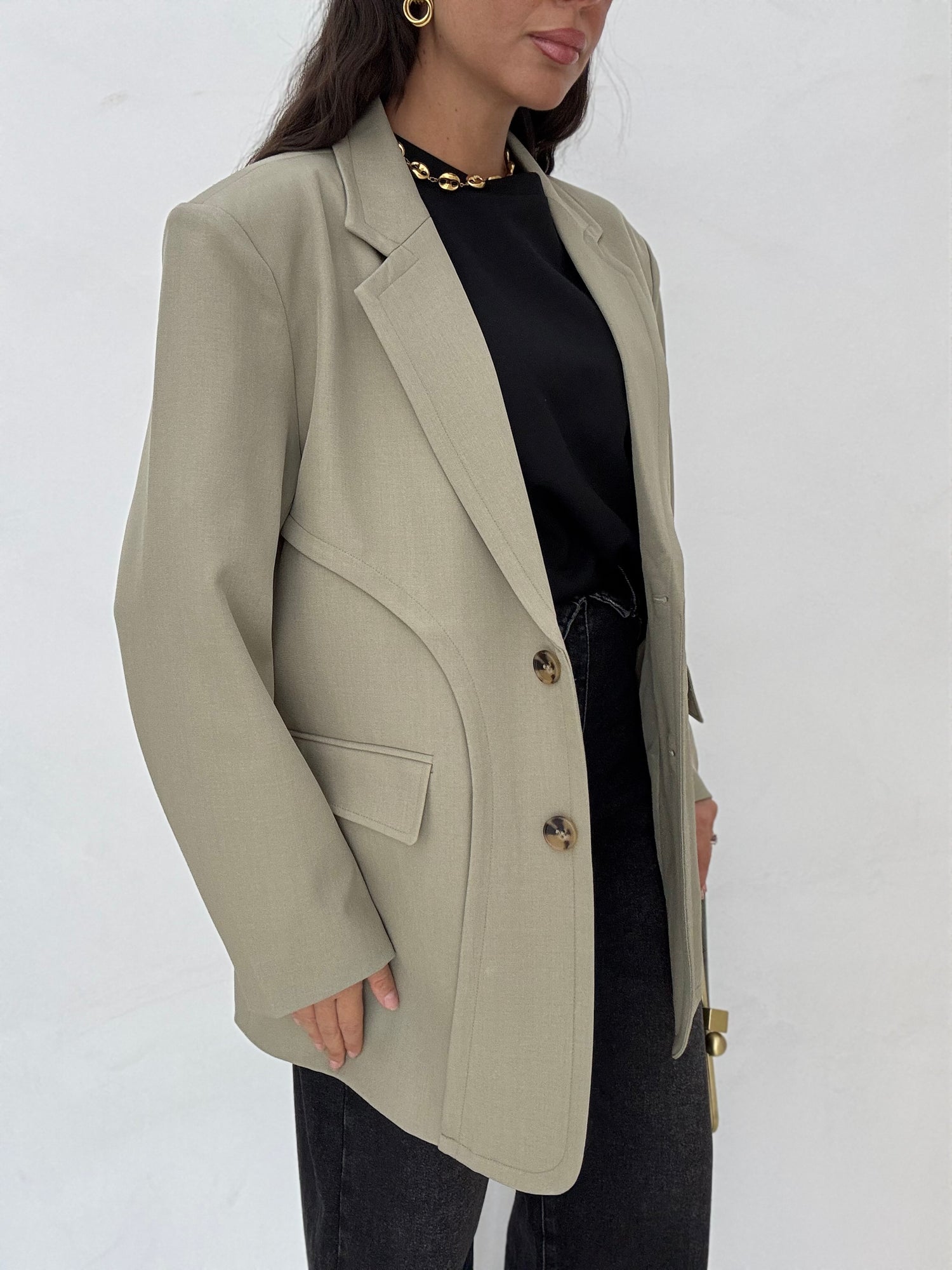 Blazer ‘STRUTTURATO’ Verde Militare