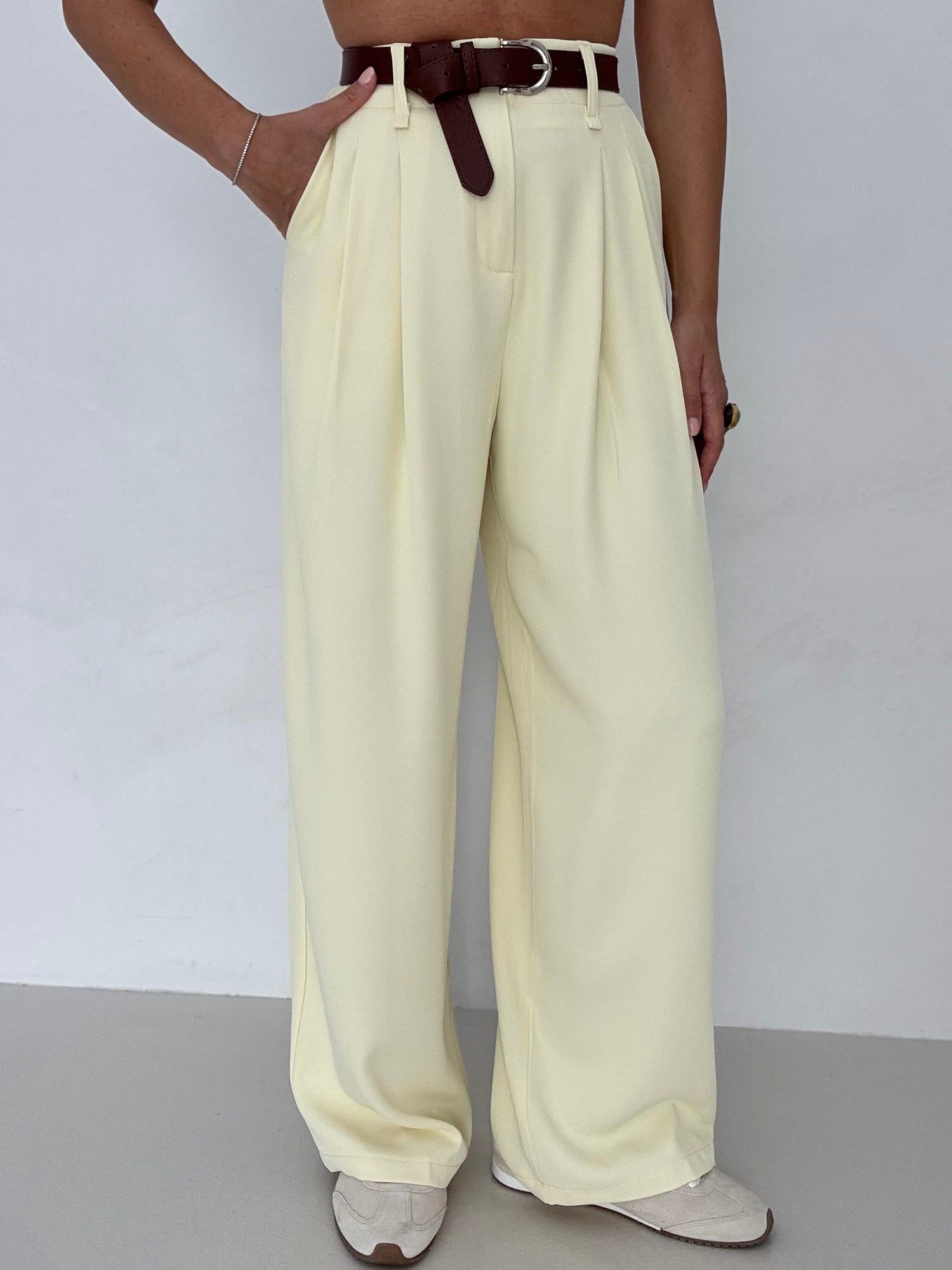 Pantalone ‘VITA ALTA’ Giallo
