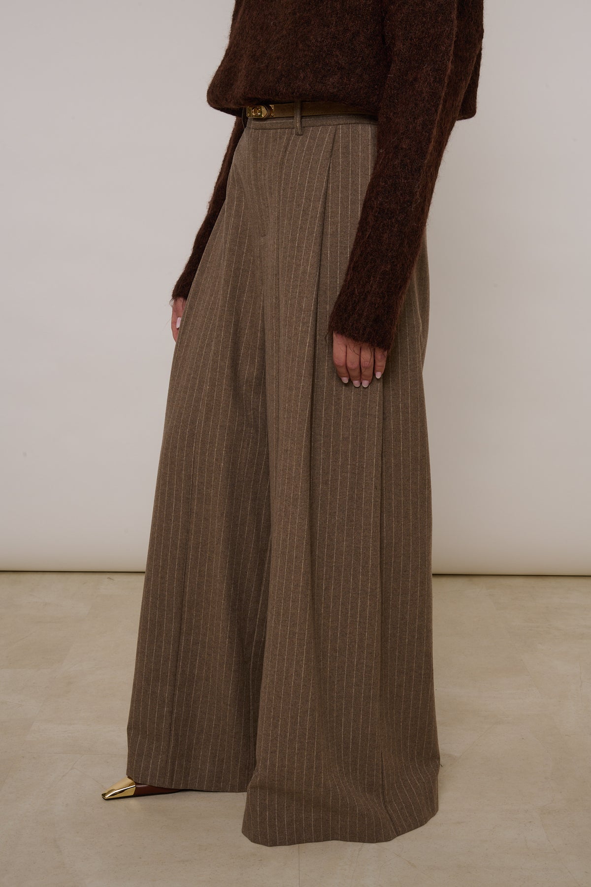 Pantalone ‘50% LANA’ By Lumina Beige
