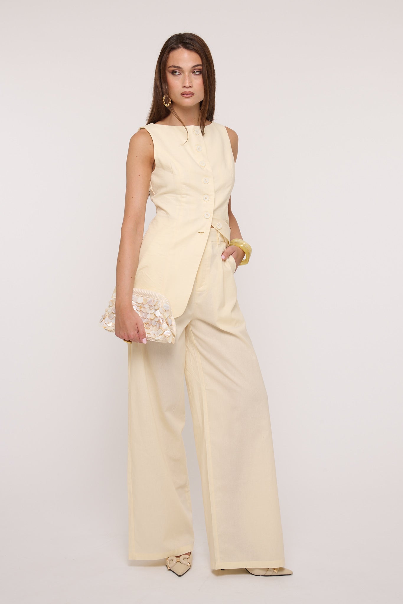 Coordinato ‘80%COTONE’ Panna