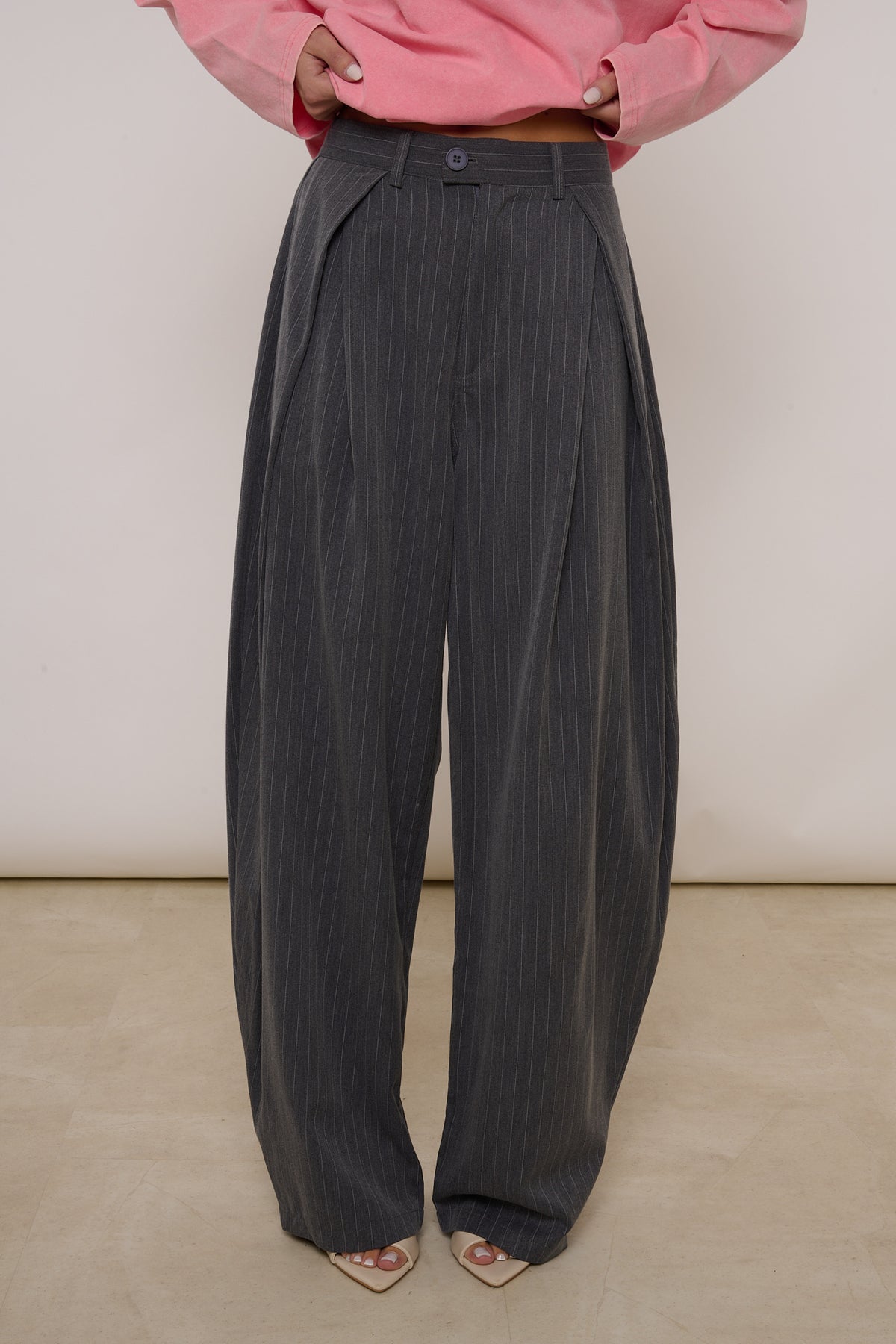 Pantalone ‘BALLON GESSATO’ Grigio
