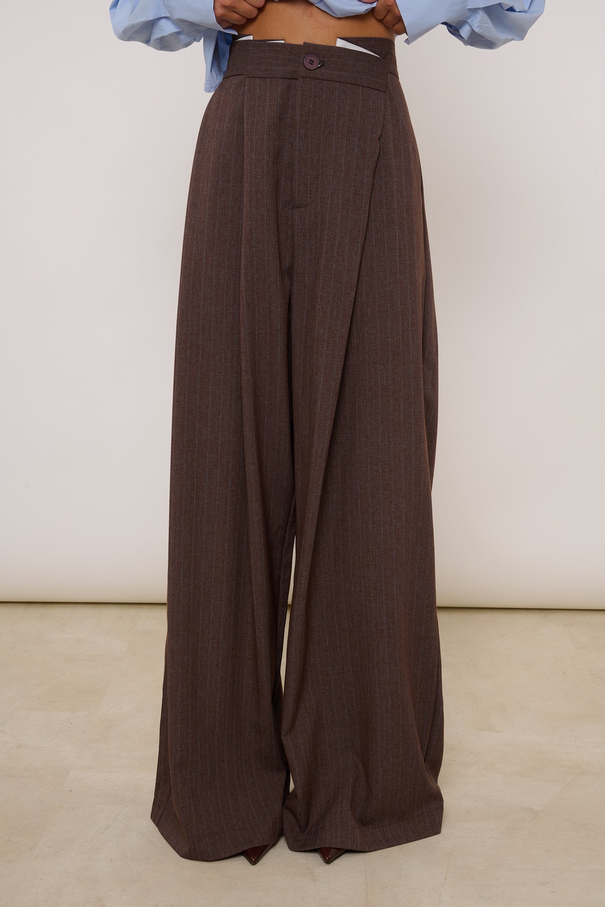 Pantalone ‘VITA ALTA’ Cacao