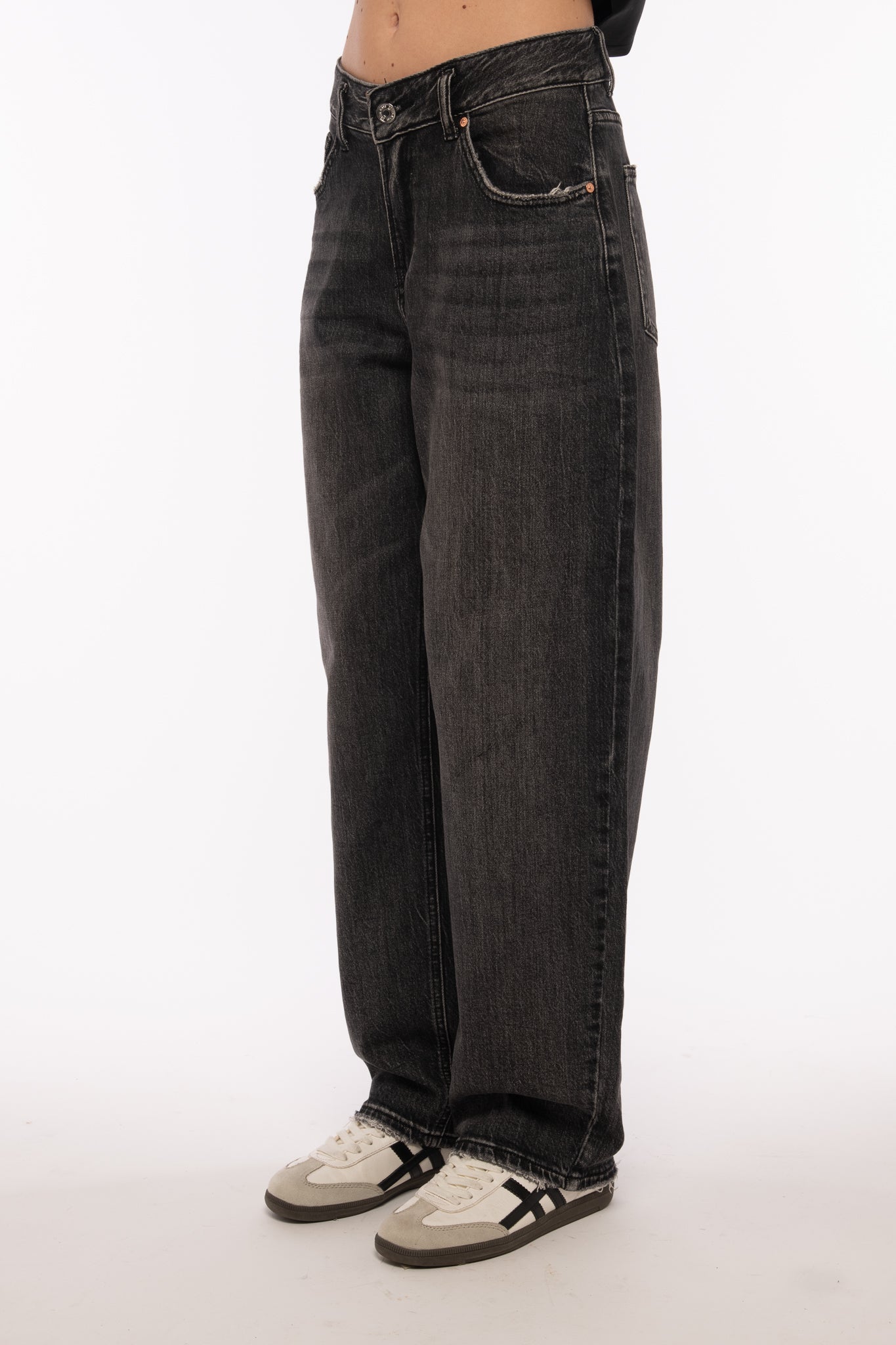 Jeans gamba dritta Nero