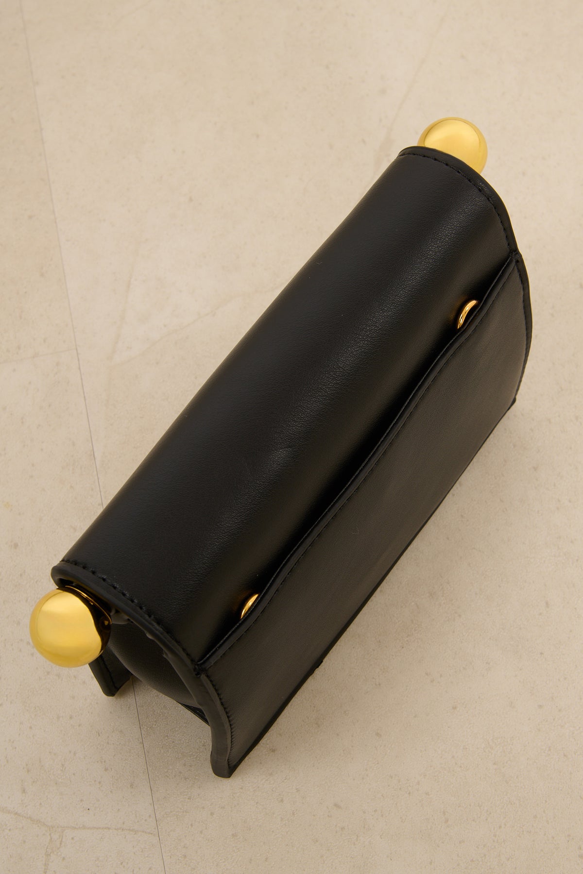 Pochette ‘PERGAMENA’ Ecopelle Nera
