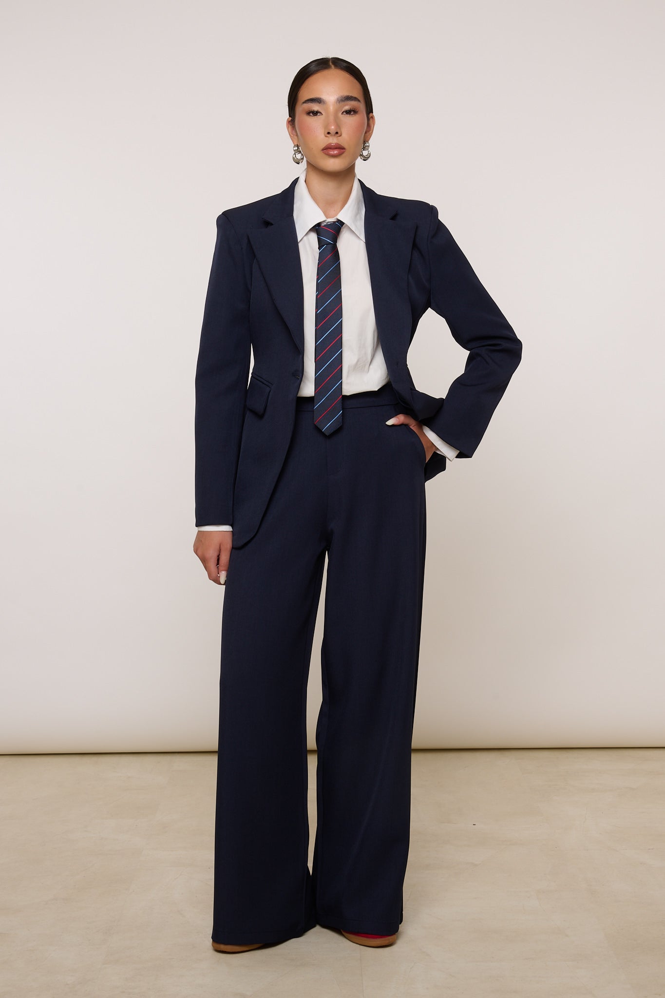 Pantalone ‘ELASTICO SUL RETRO’ Blu Notte