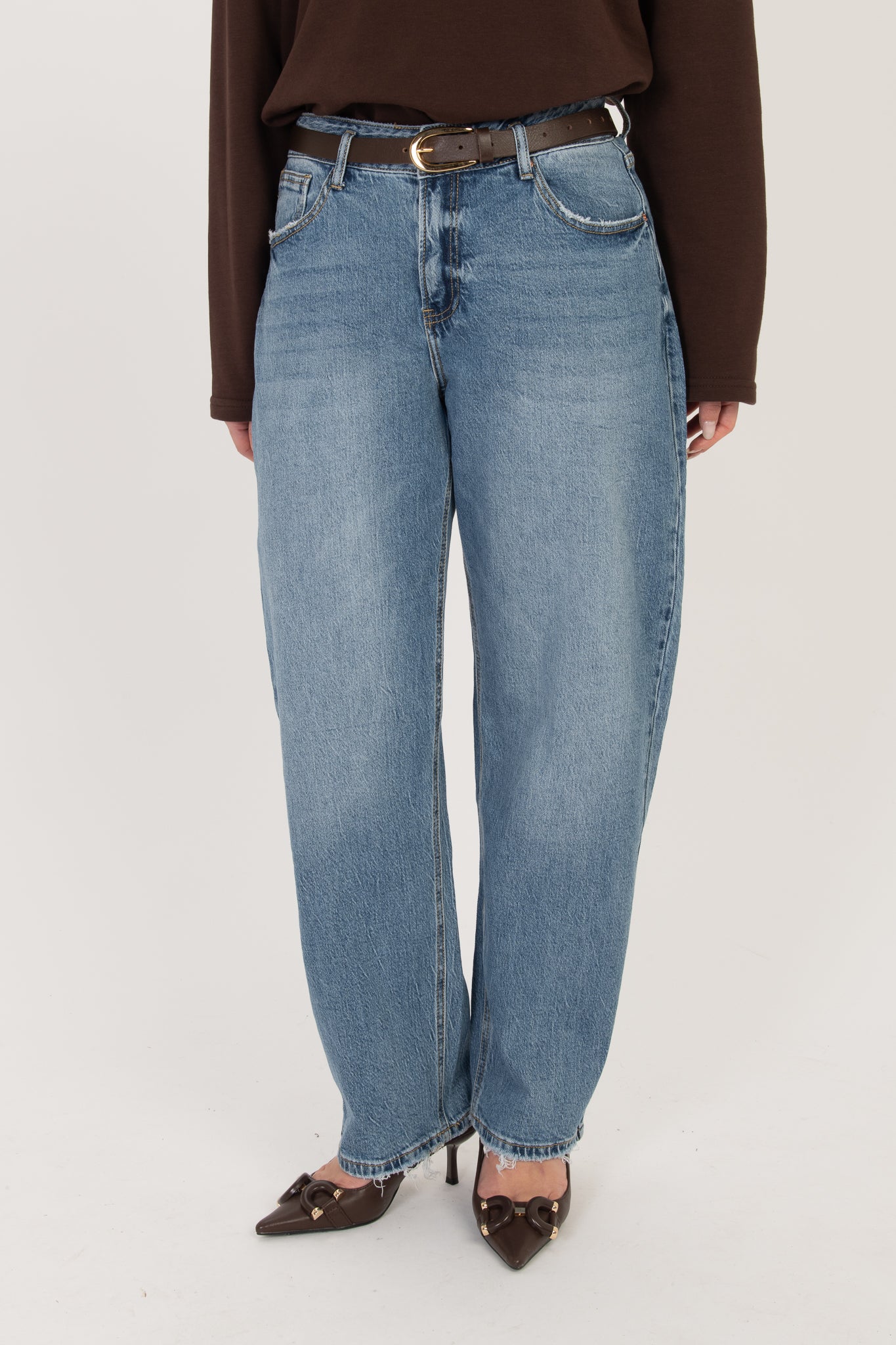 Jeans ‘BALLON’ Denim Medio