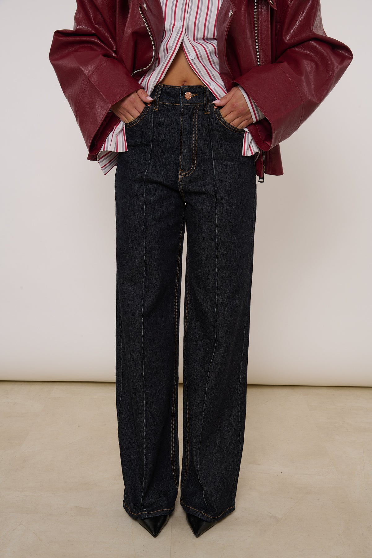 Jeans ‘CUCITURA CENTRALE ’ Lavaggio Zero