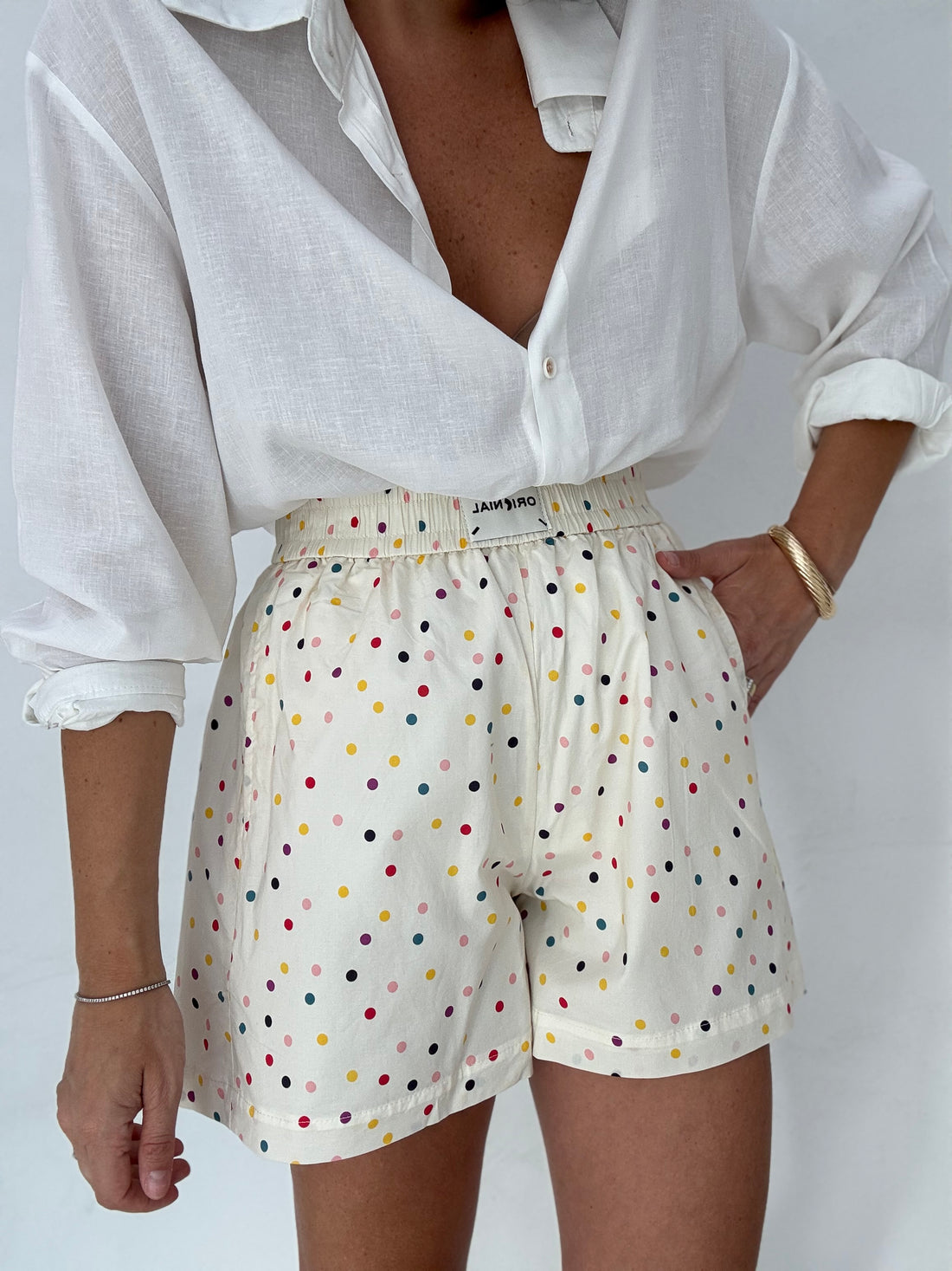 Pantaloncino ‘BOXER’ 80%COTONE fantasia Pois