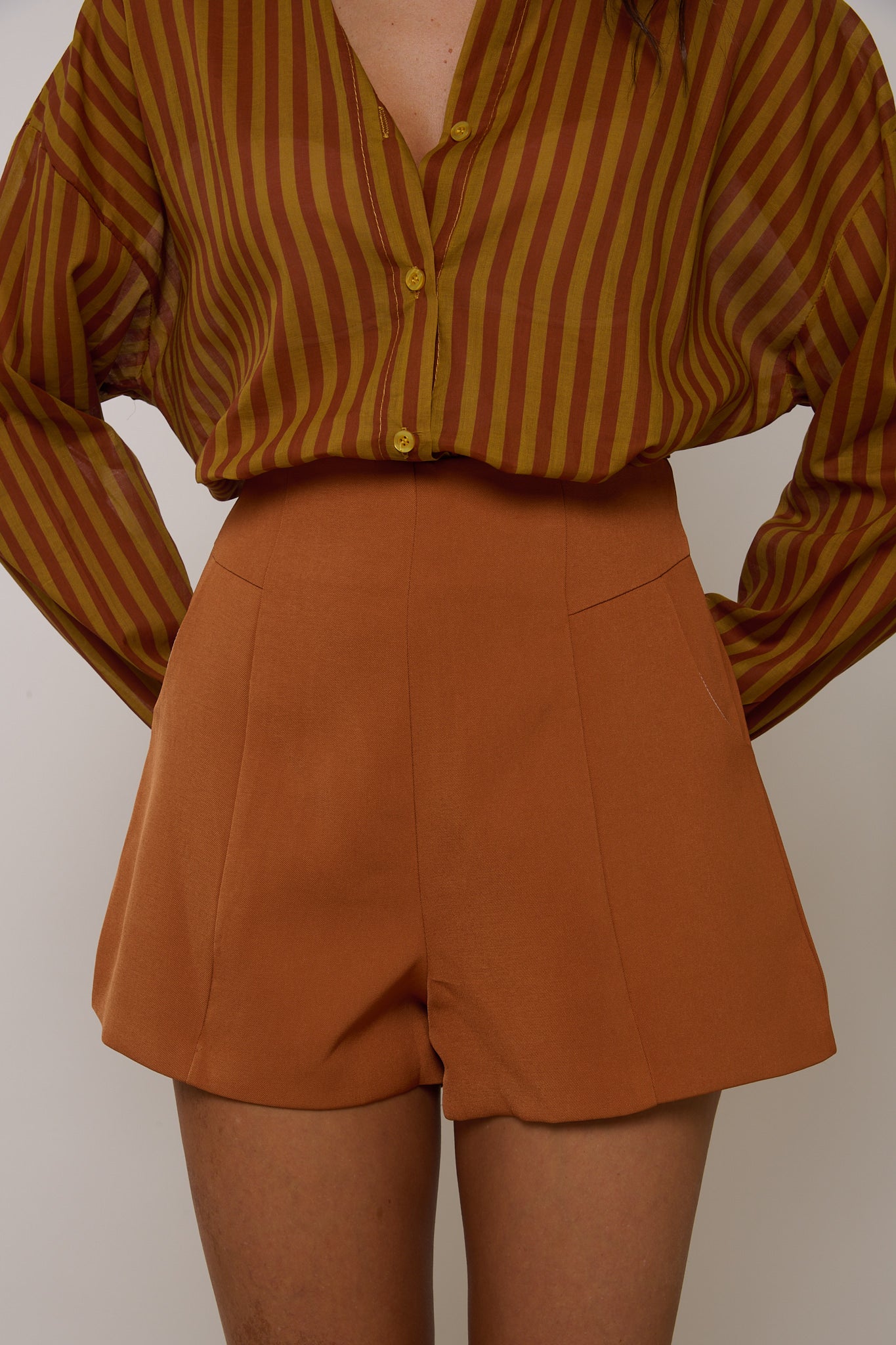 Pantaloncino ‘STRUTTURATO’ Rame
