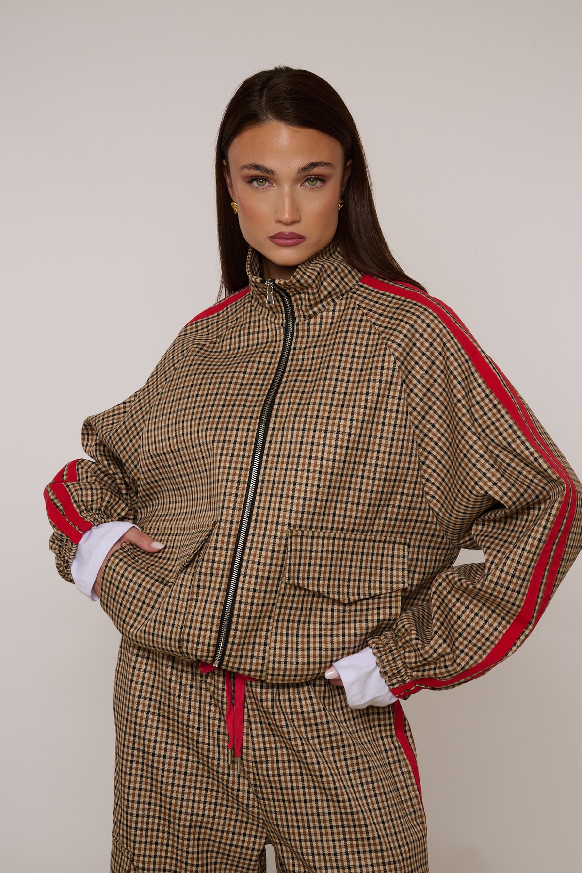 Bomber ‘QUADRETTI’ By Lumina