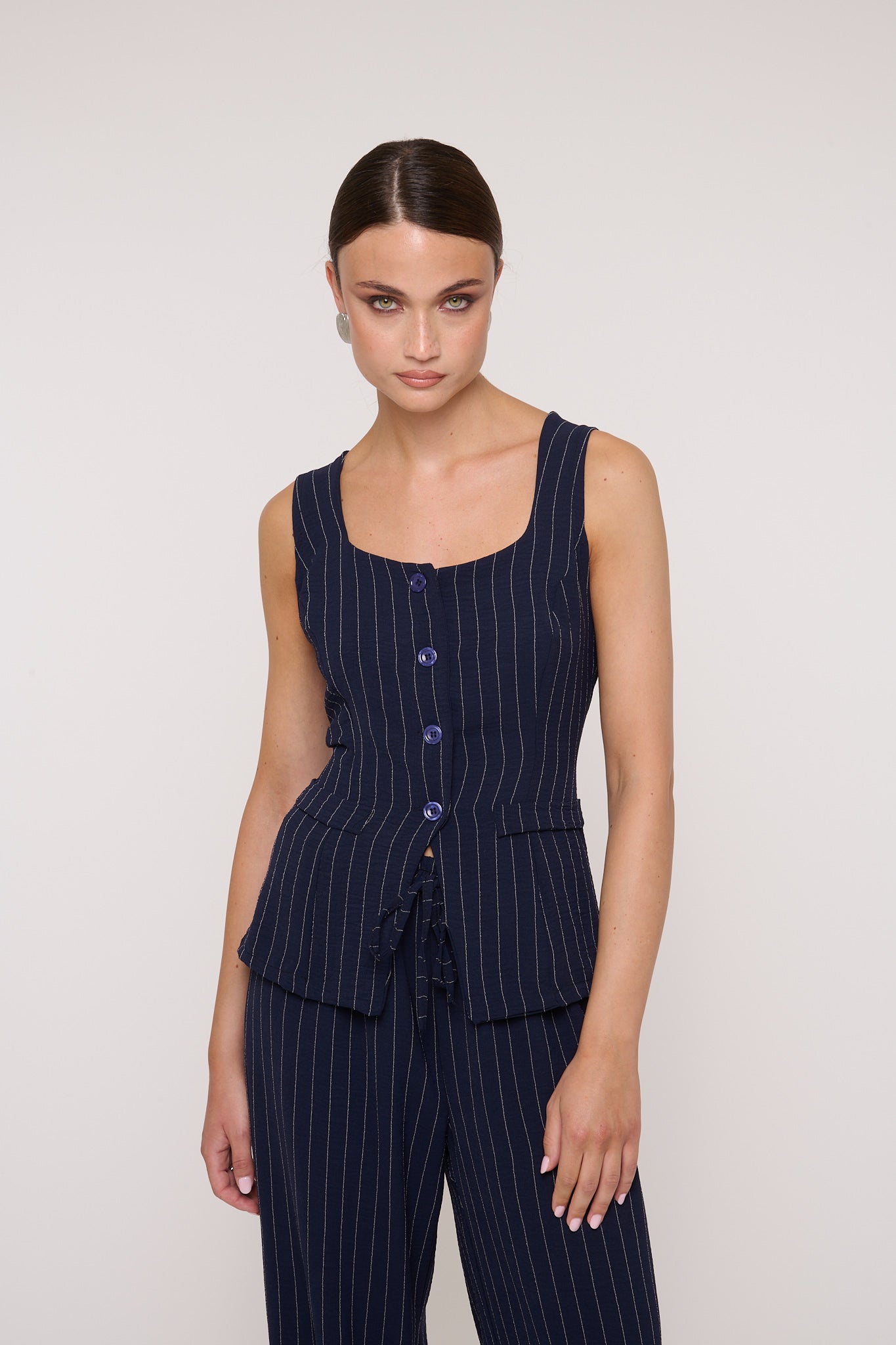 Coordinato ‘GESSATO’ Blu Notte