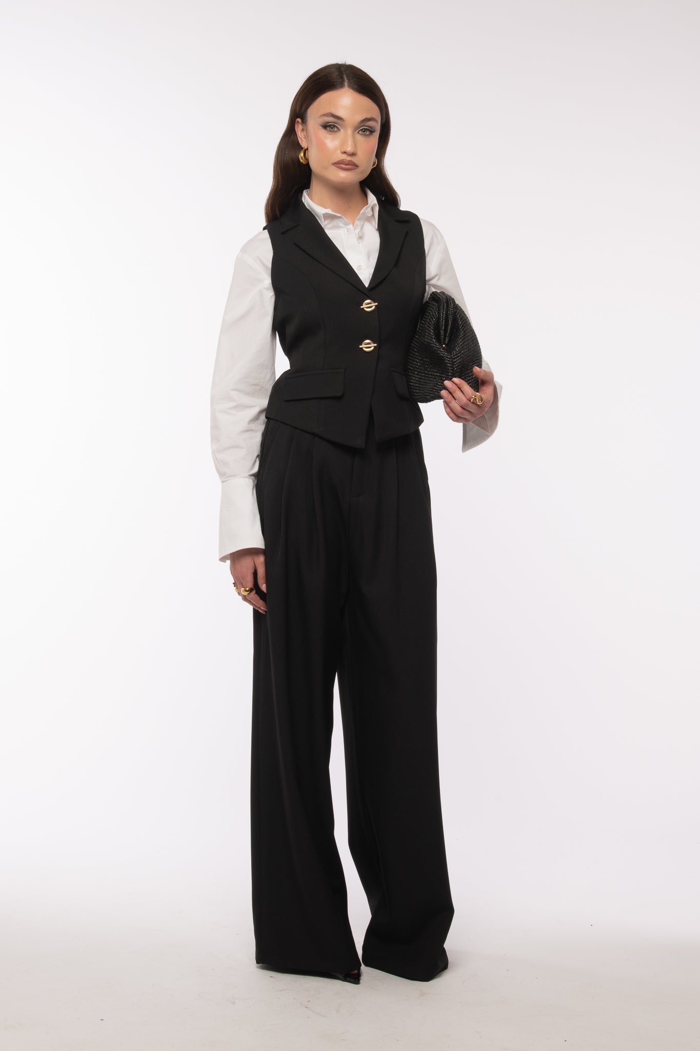Coordinato ‘GILET+PANTALONE’ Nero