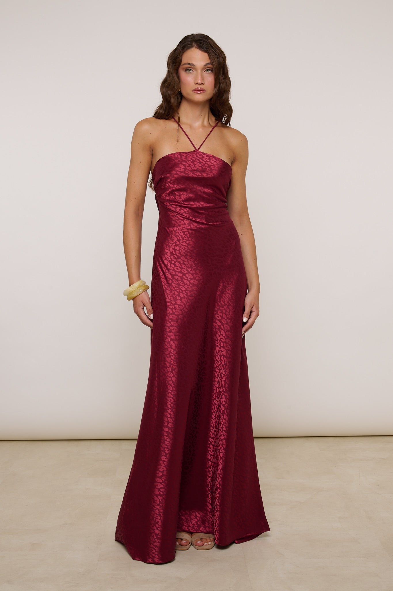 Abito ‘ANIMALIER’ Bordeaux