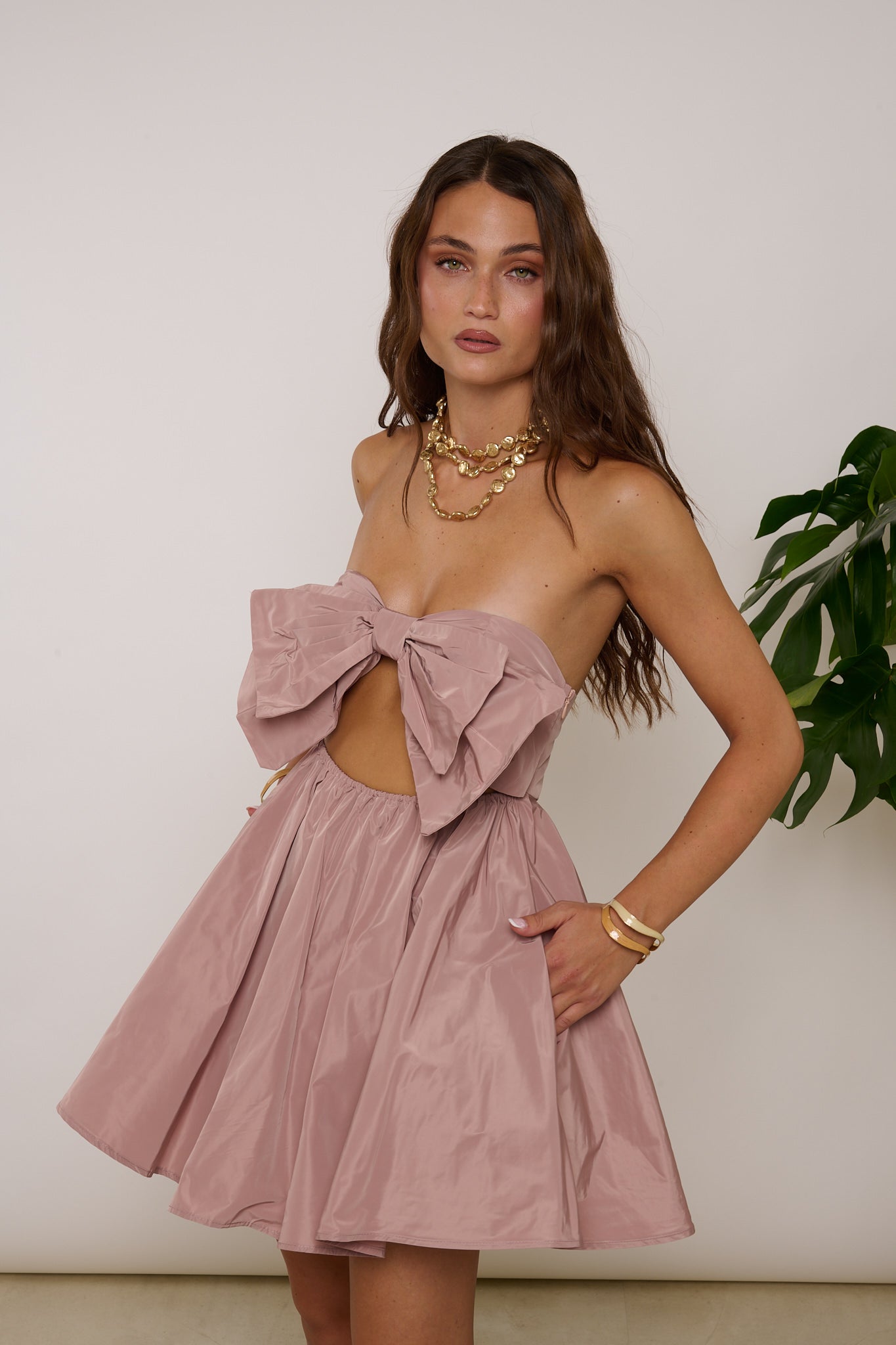 Abito ‘FIOCCO 3&33’ Rosa Cipria