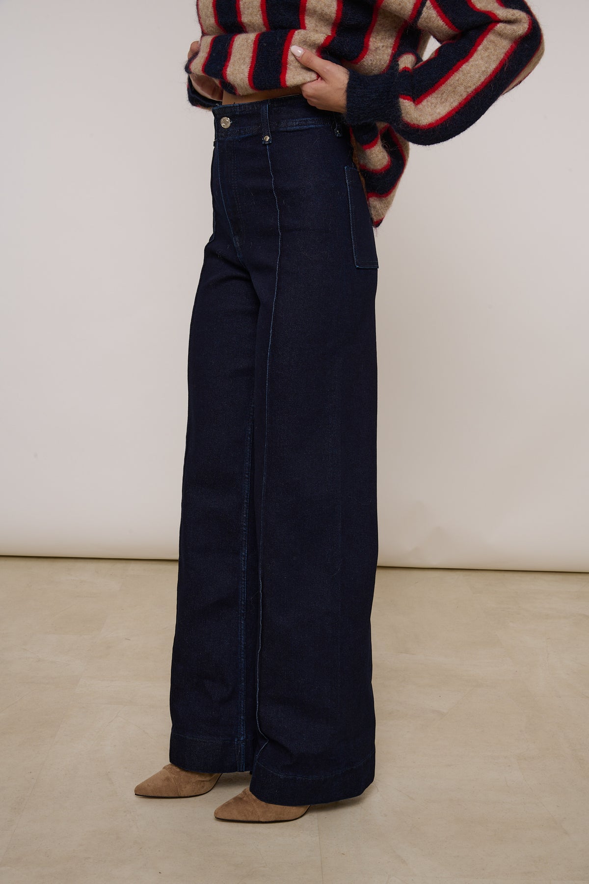 Jeans ‘CUCITURE CENTRALI’ Lavaggio Zero