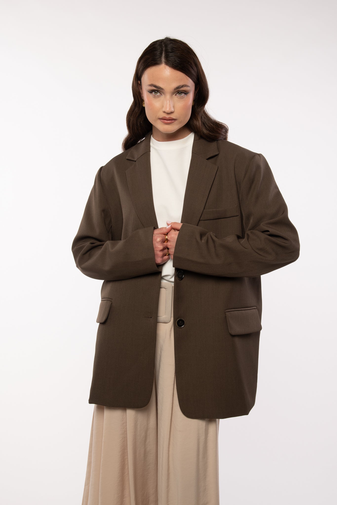 Blazer ‘SPACCO SUL RETRO’ Cacao