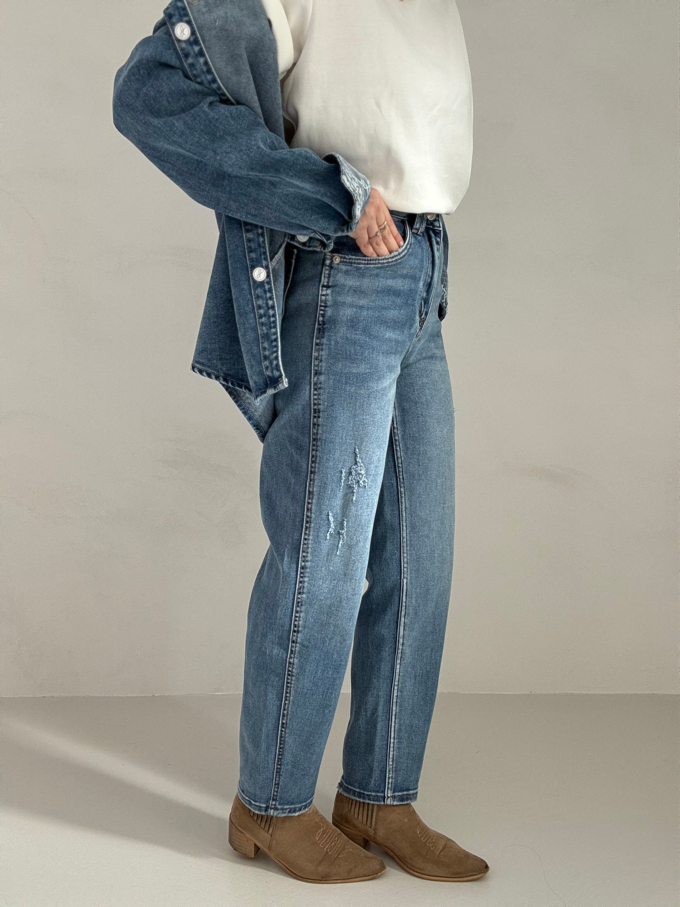 Jeans ‘KATE GAMBA DRITTA’ Denim chiaro