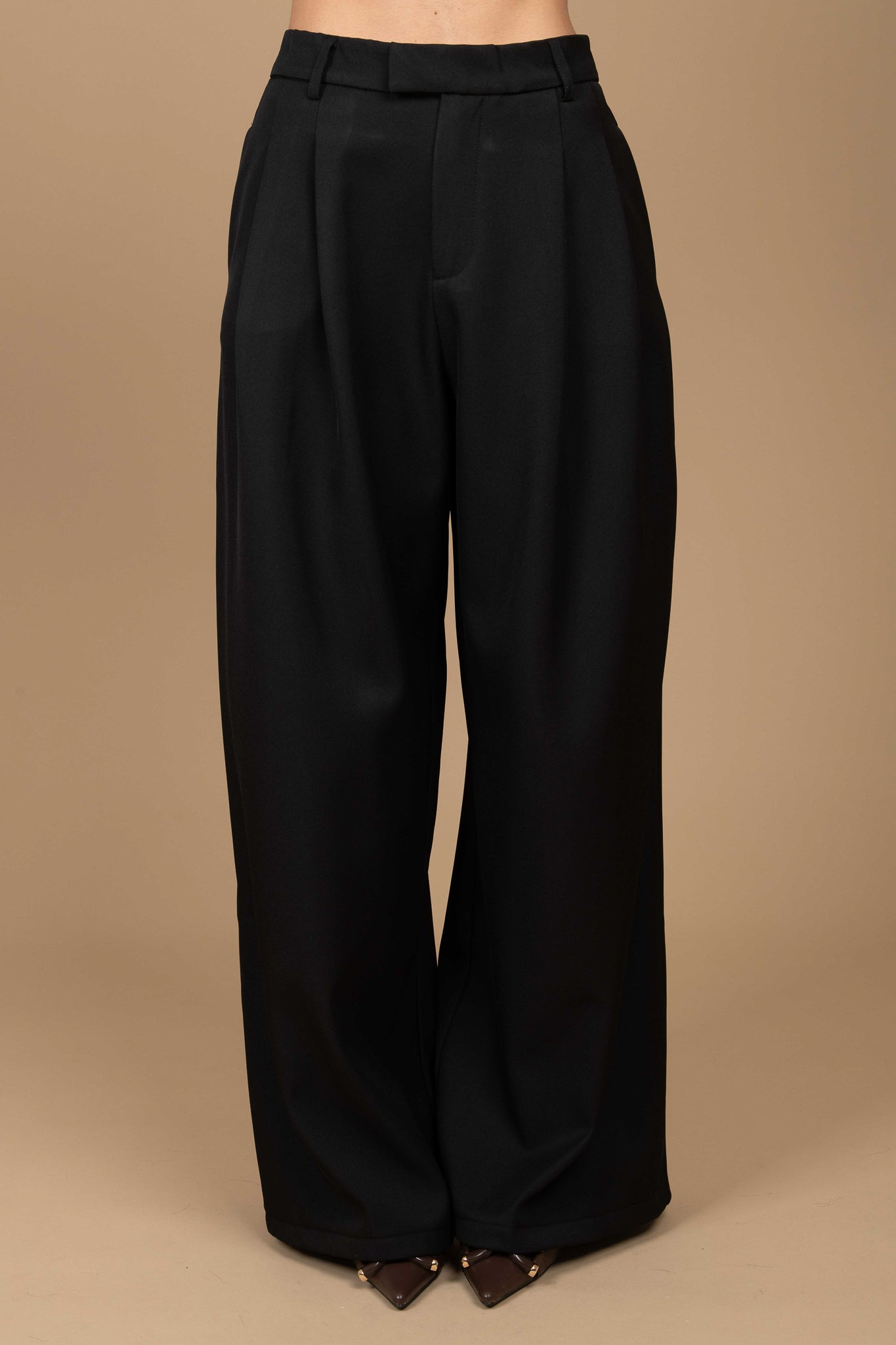 Pantalone ‘GANCETTO PILE INTERNO’ Nero