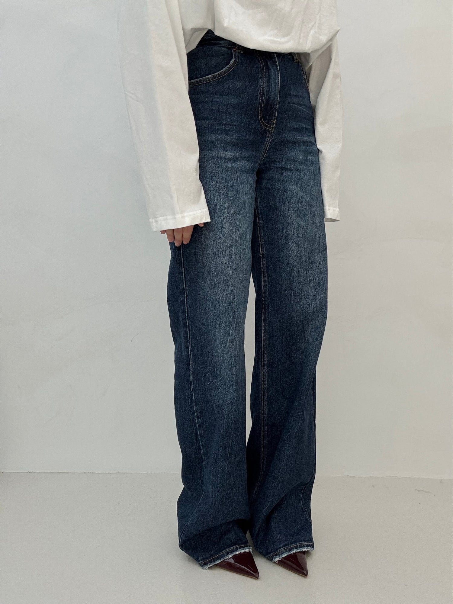 Jeans MISS ‘WIDE LEG’ Denim Scuro
