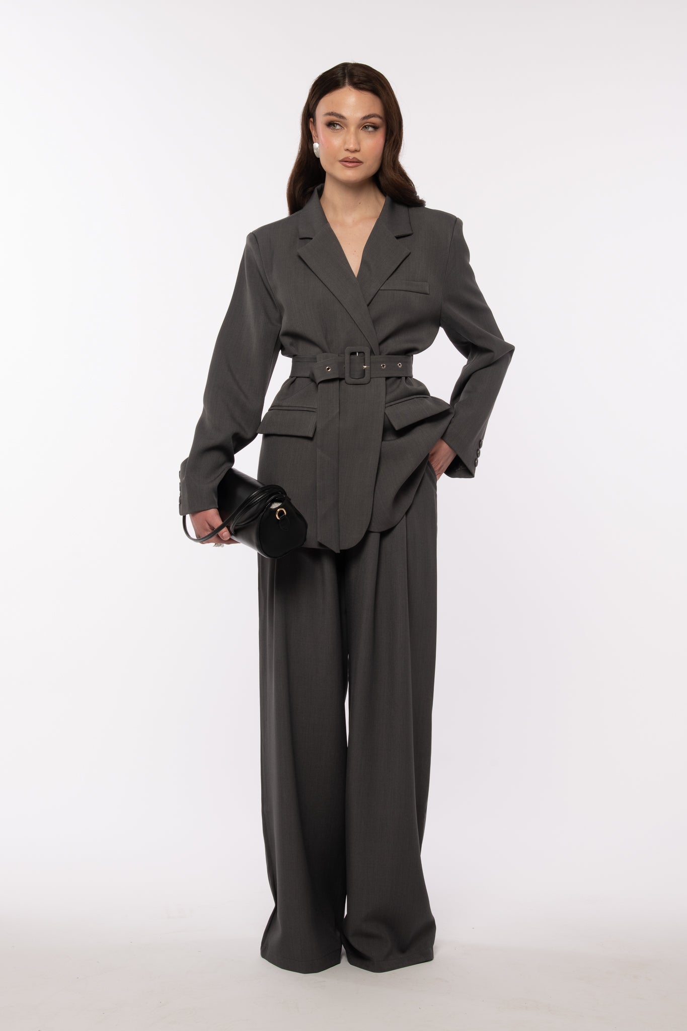 Tailleur ‘CON CINTURA’ Grigio