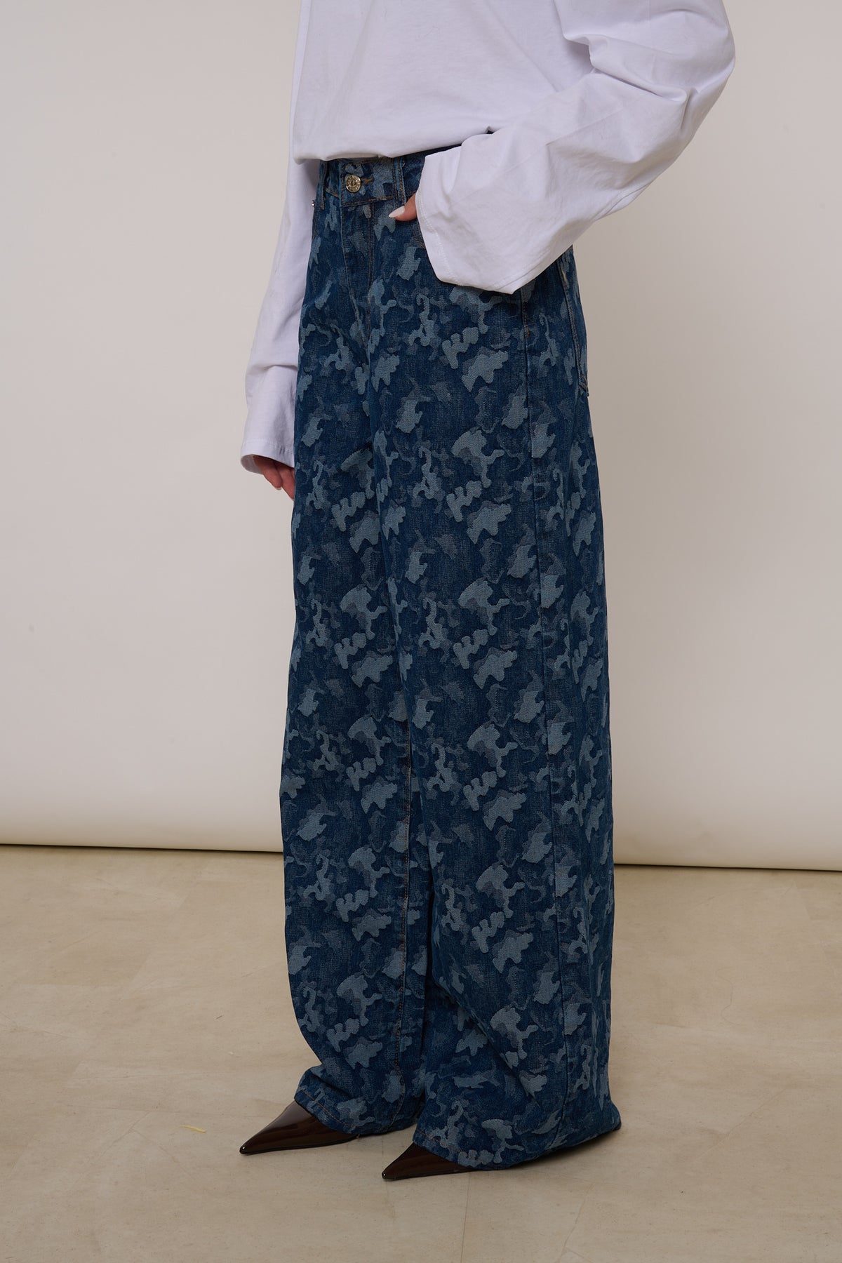Jeans ‘CAMOUFLAGE’ Denim Scuro