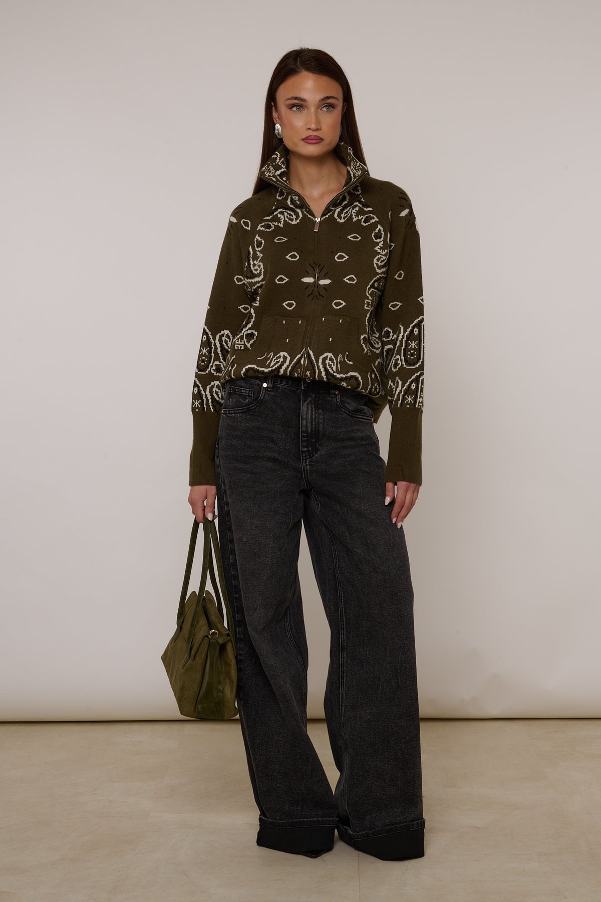 JEANS ‘WIDE LEG’ Nero