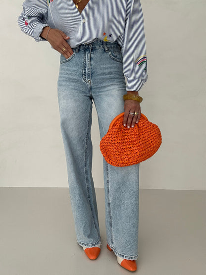 Jeans ‘TELA RIGIDA’ Denim Chiaro