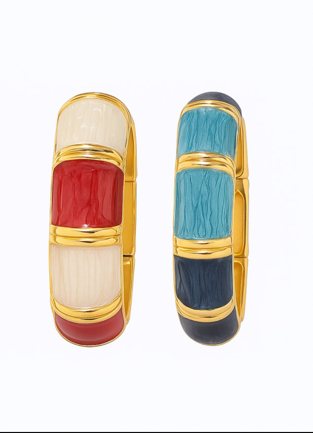 Bracciale ‘PERLA QUADRATA’ VARI COLORI
