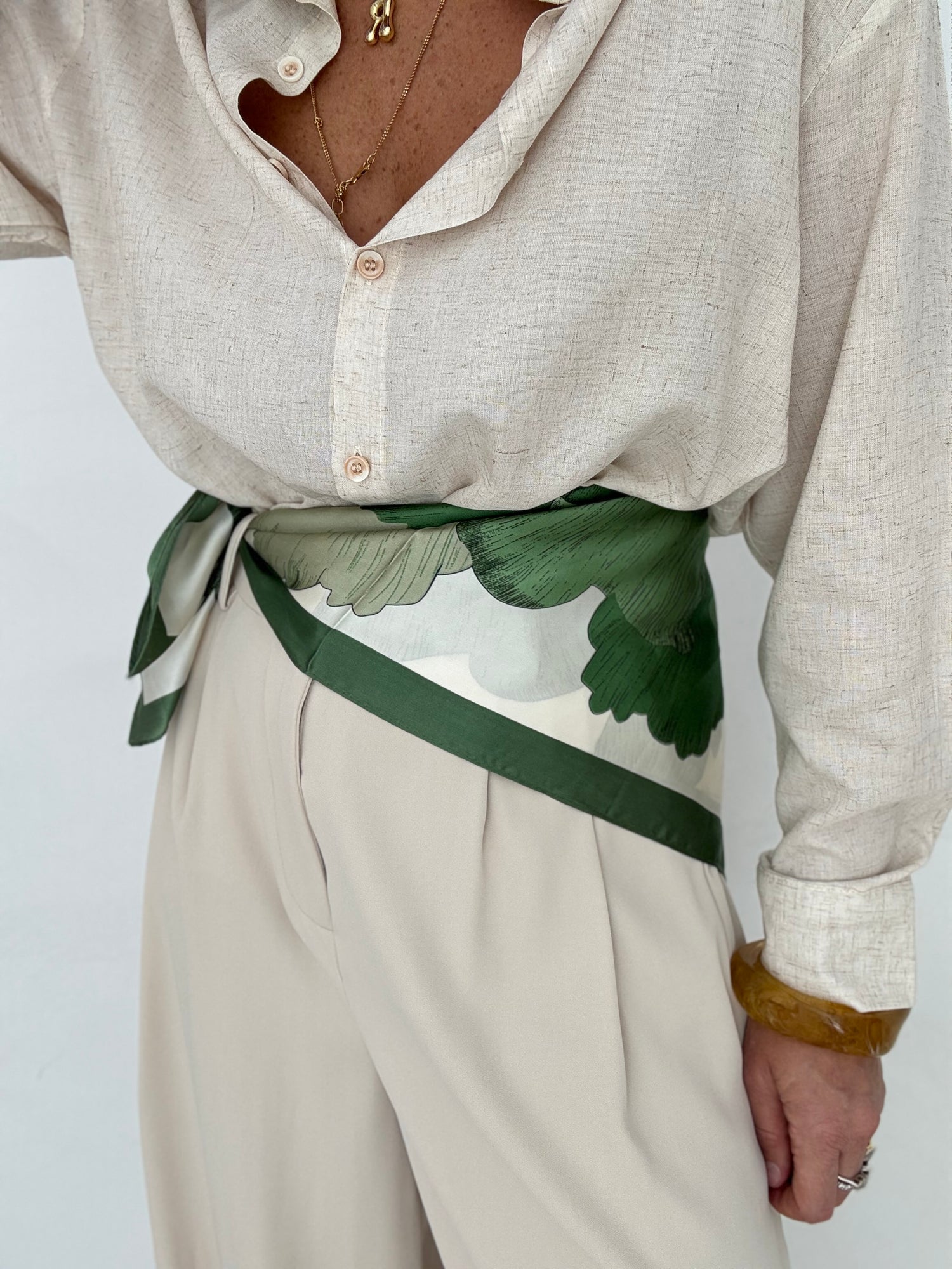 Foulard ‘FANTASIA FIORI’ Verde